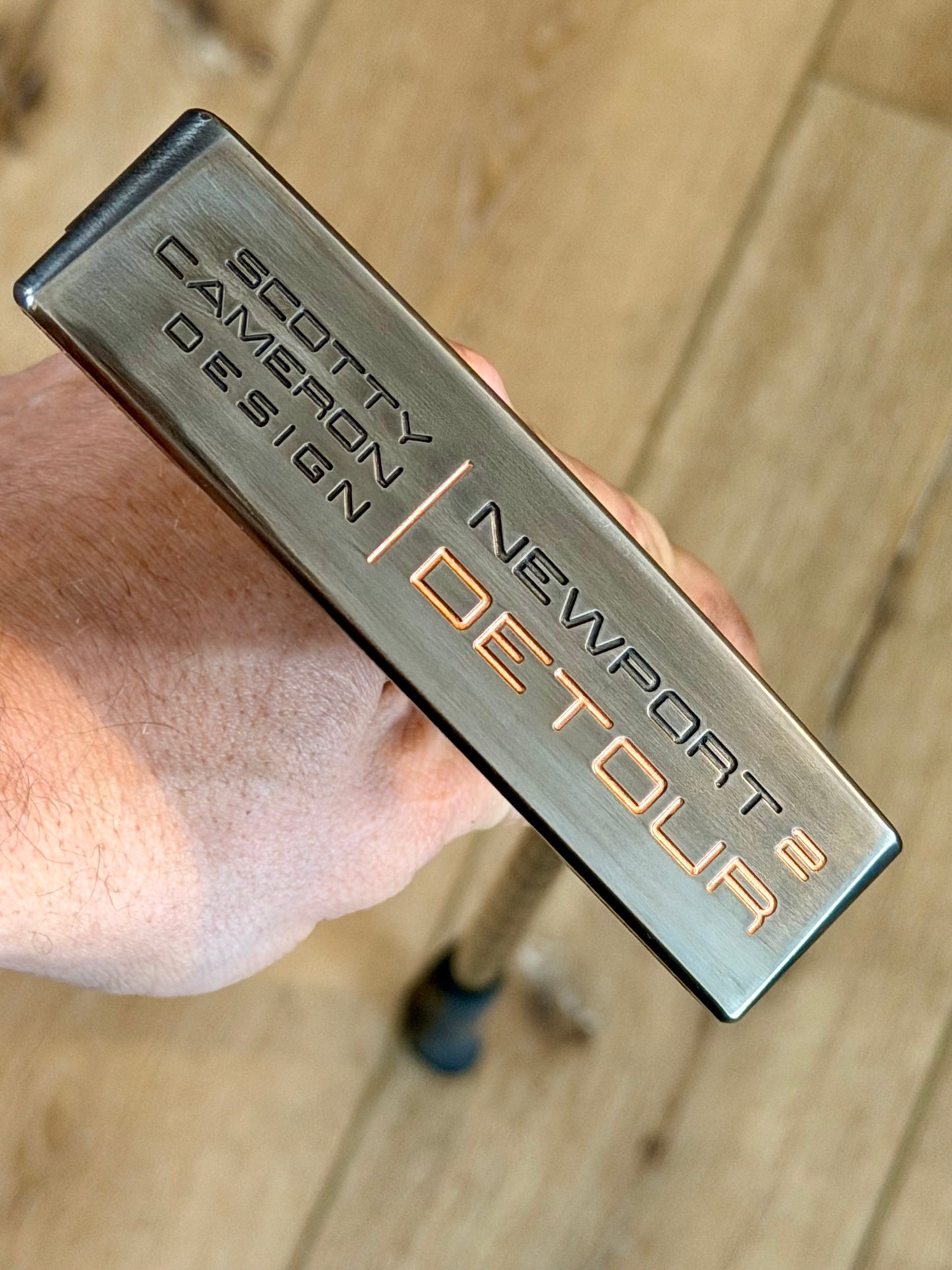 Gun Blue detour Newport 2 - copper face insert - KBS Stepped PVD - 34”