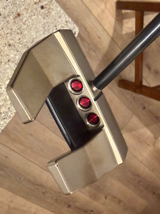 Phantom 5S - deep torched with candy red - stepped KBS 34.5”