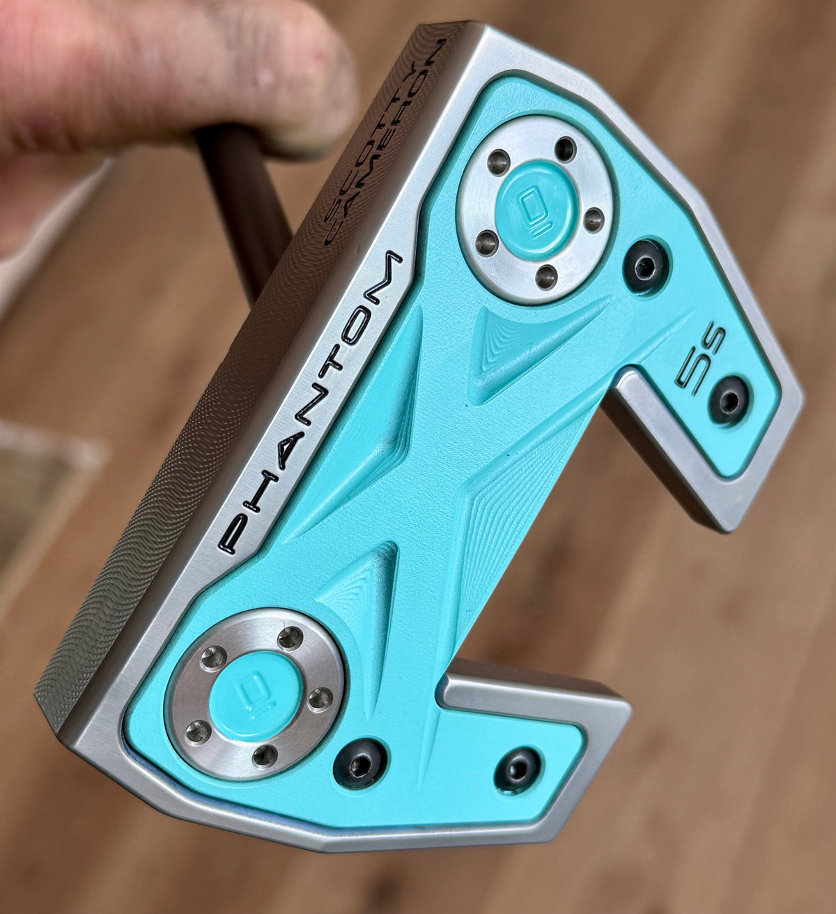 Scotty Cameron phantom X 5S tour satin / Tiffany / KBS + leather 35”