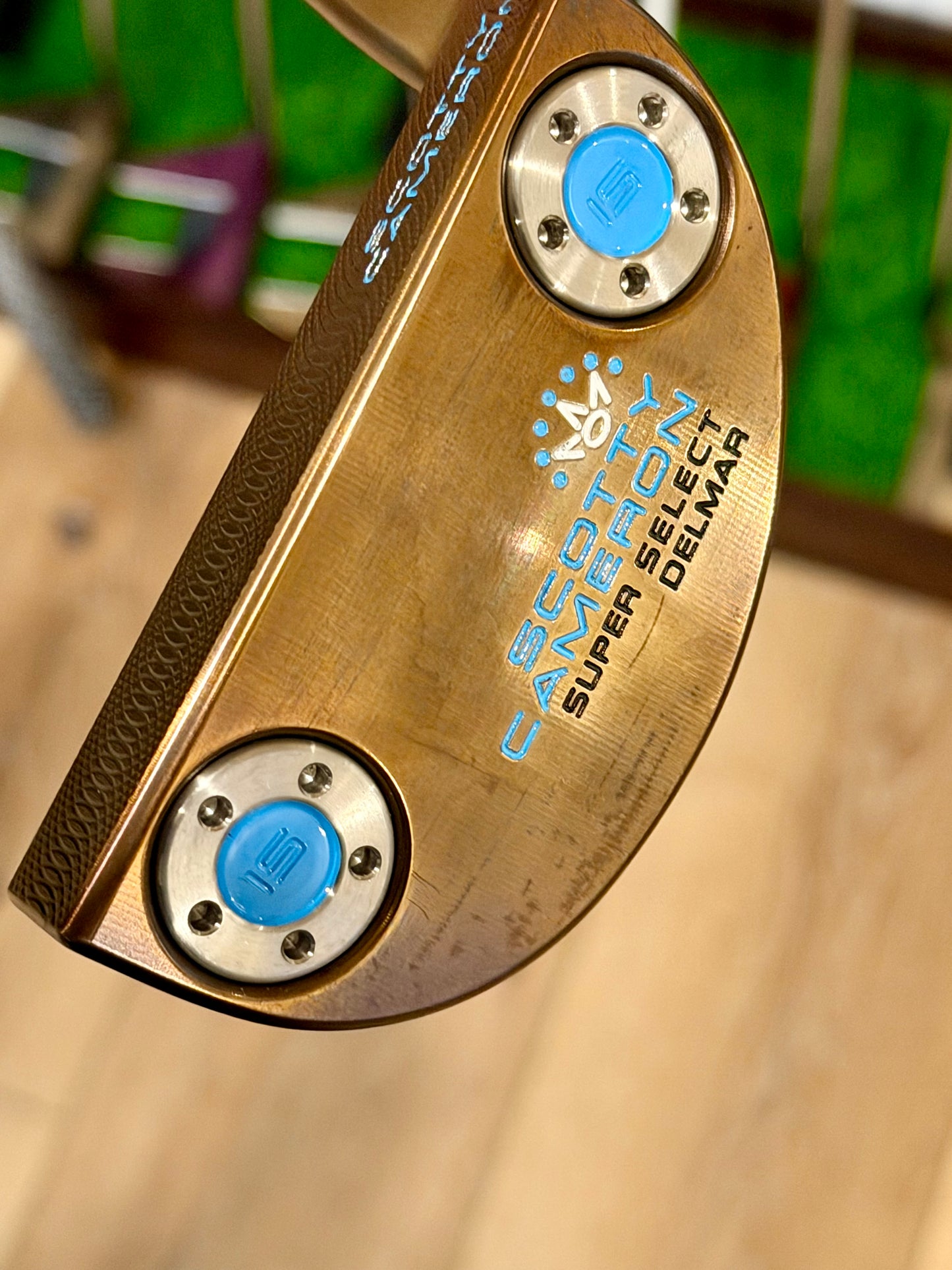 New Oil Can Del Mar 34.5” UNC blue / leather