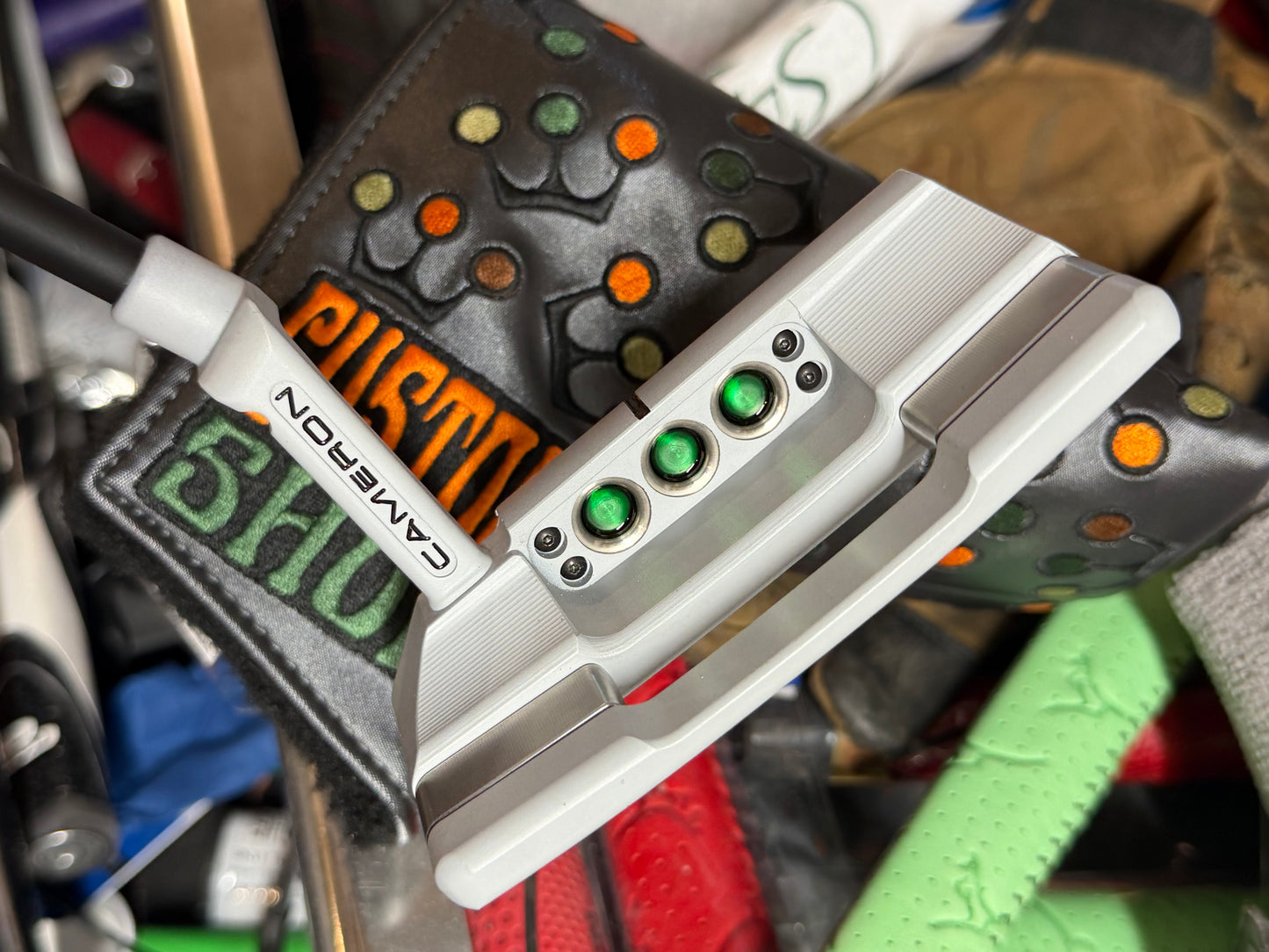 Squareback 2 battleship / candy green w/ custom shop mini crowns / KBS stealth