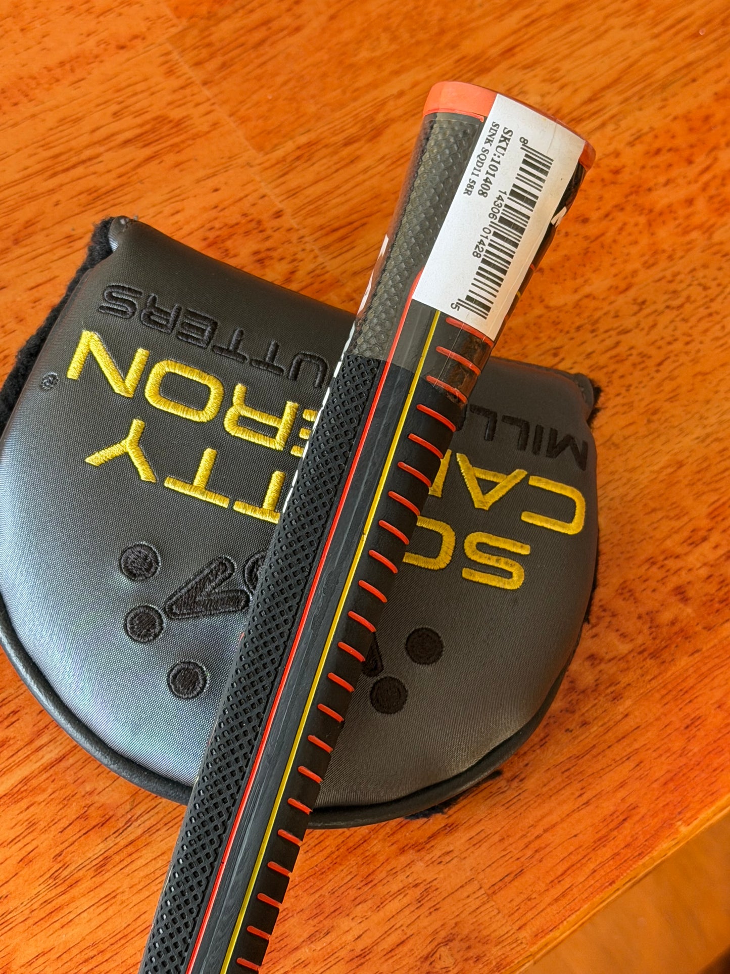 New Scotty Cameron phantom X7.2 - blackout / tangerine 34.5”