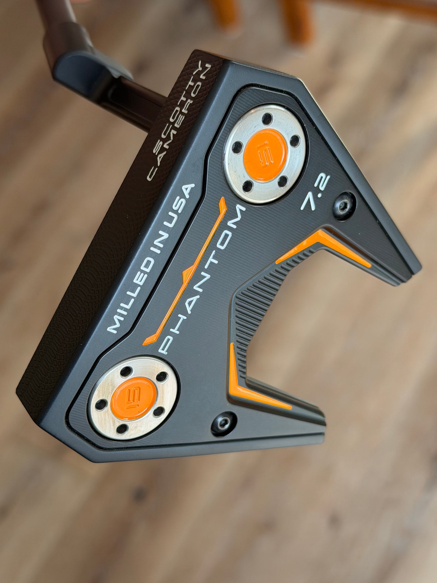 New Scotty Cameron phantom X7.2 - blackout / tangerine 34.5”