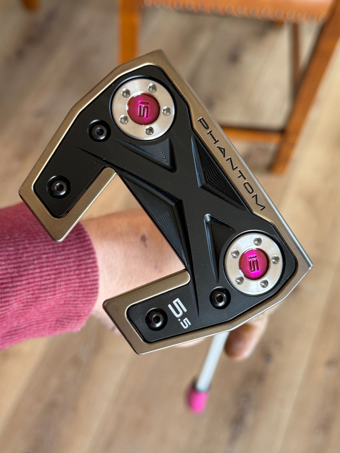 Phantom 5.5 (new) OilCan with Candy Pink / leather 34”