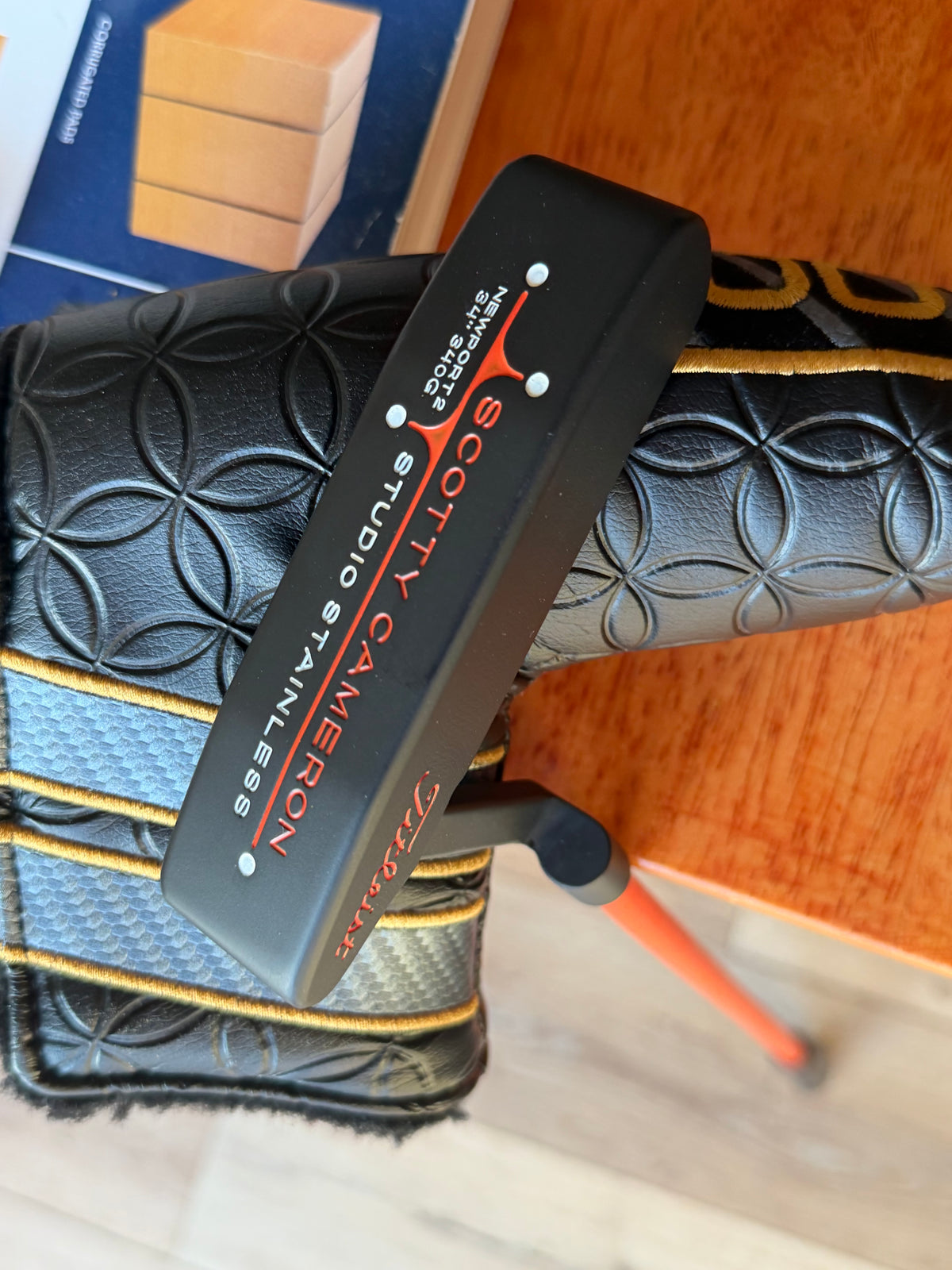 Japan Only Scotty Cameron Newport 2 34/340g studio stainless custom orange 34.5”