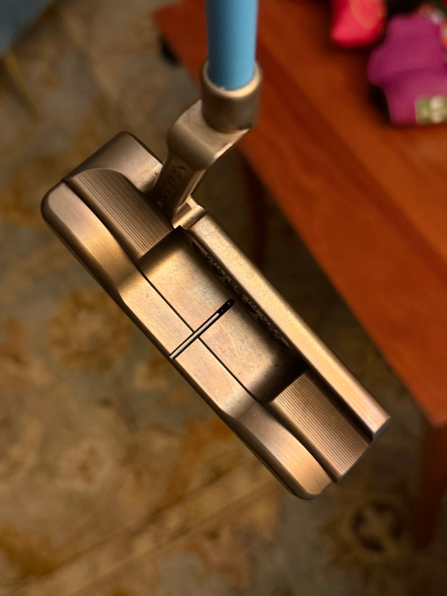 Newport Plus Oil Can / KBS / leather UNC Blue 34.5”