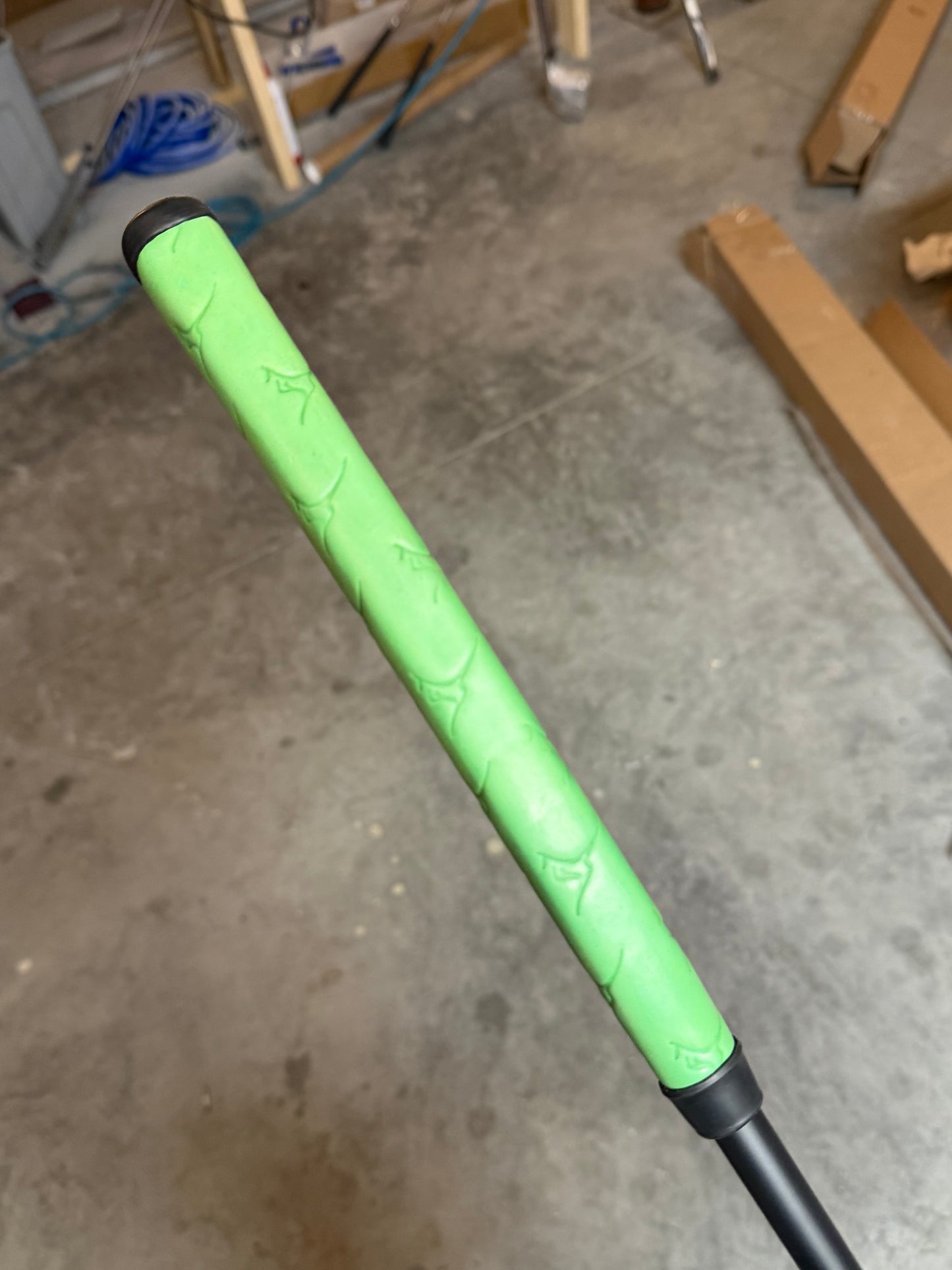 New phantom 5.5 candy green / gripmaster / black shaft 34”
