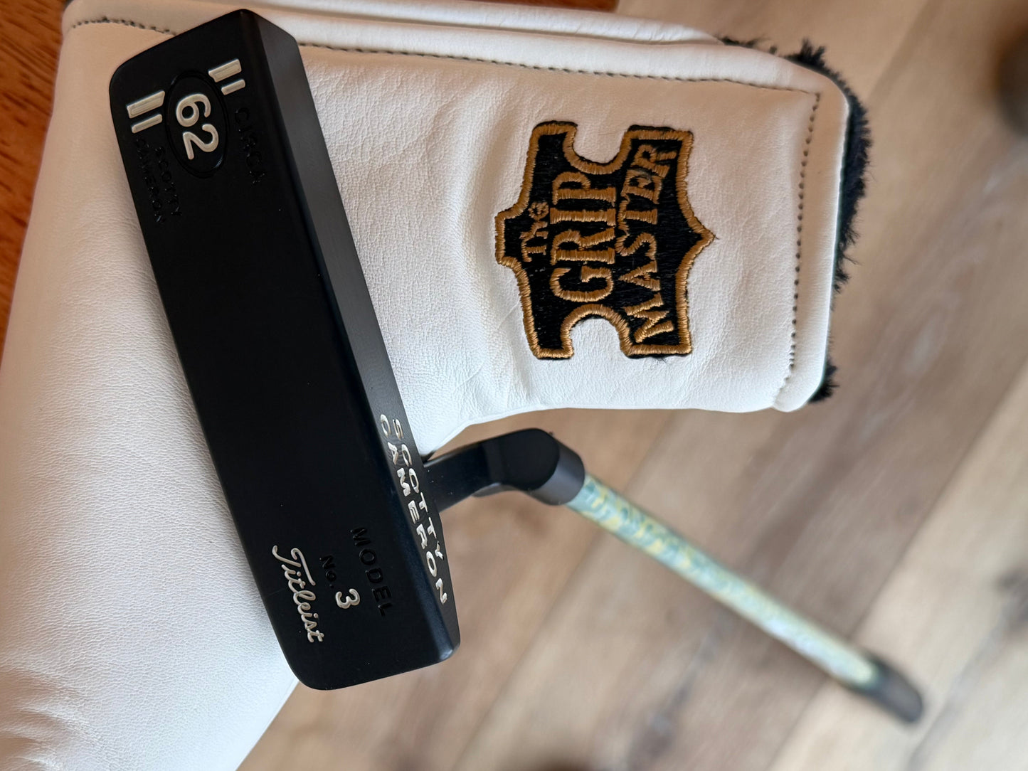 Circa 62 #3 - anodized black - camo KBS graphite / kangaroo leather and matching HC 35”