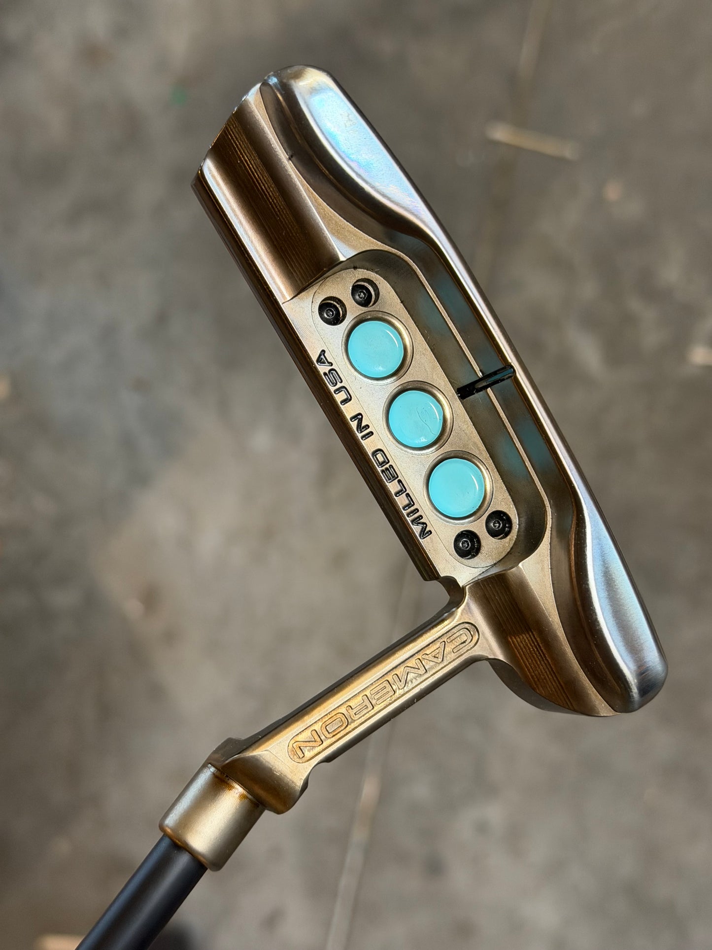 Scotty Cameron - studio style Newport - oil can / smooth copper / Tiffany 35”