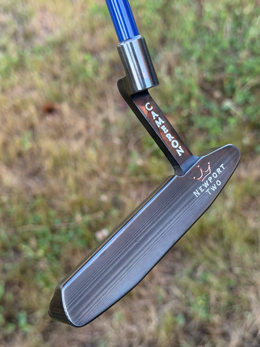 Scotty Cameron AOP Newport 2 Gun Blue USA custom + 250th KBS + OG HC