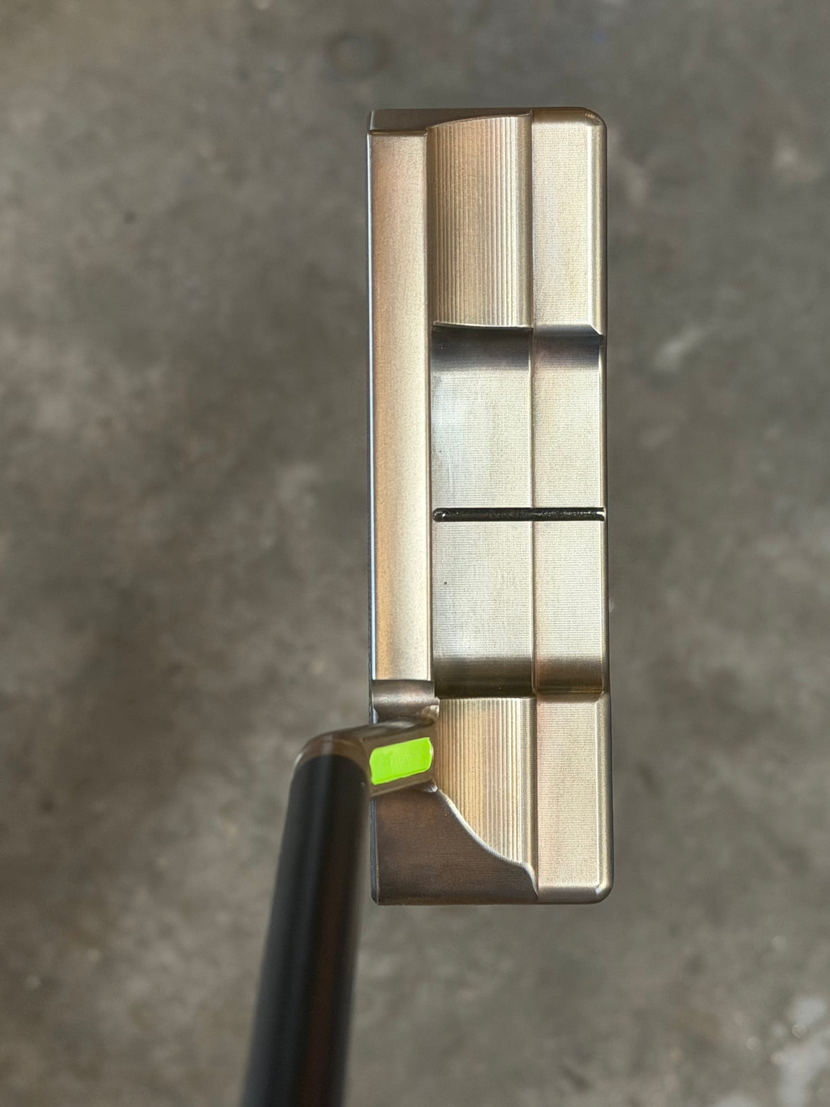 (New) Scotty Cameron Patina super select Newport 2.5 custom lime / leather 34.5”