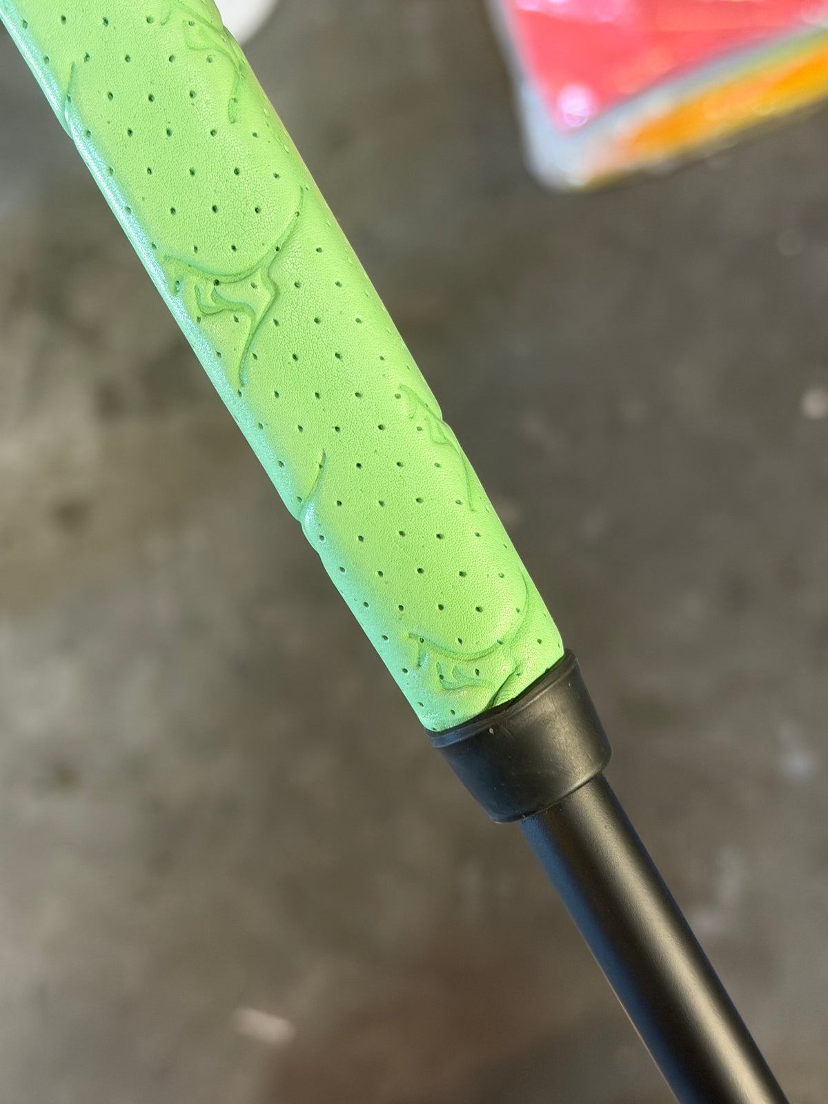 (New) Scotty Cameron Patina super select Newport 2.5 custom lime / leather 34.5”