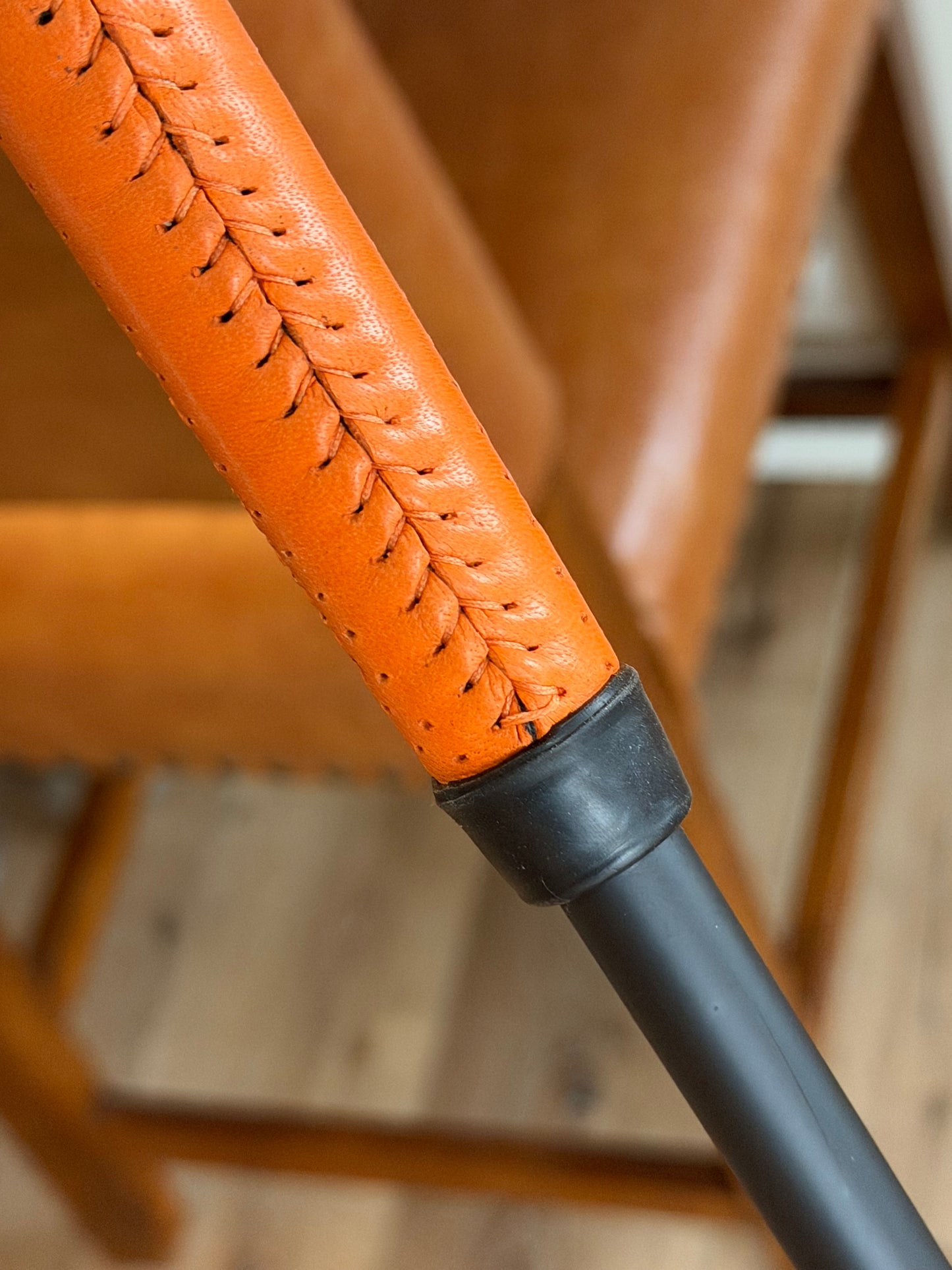 Newport Beach 1.5 / site dot/ tangerine with leather! 34.5”
