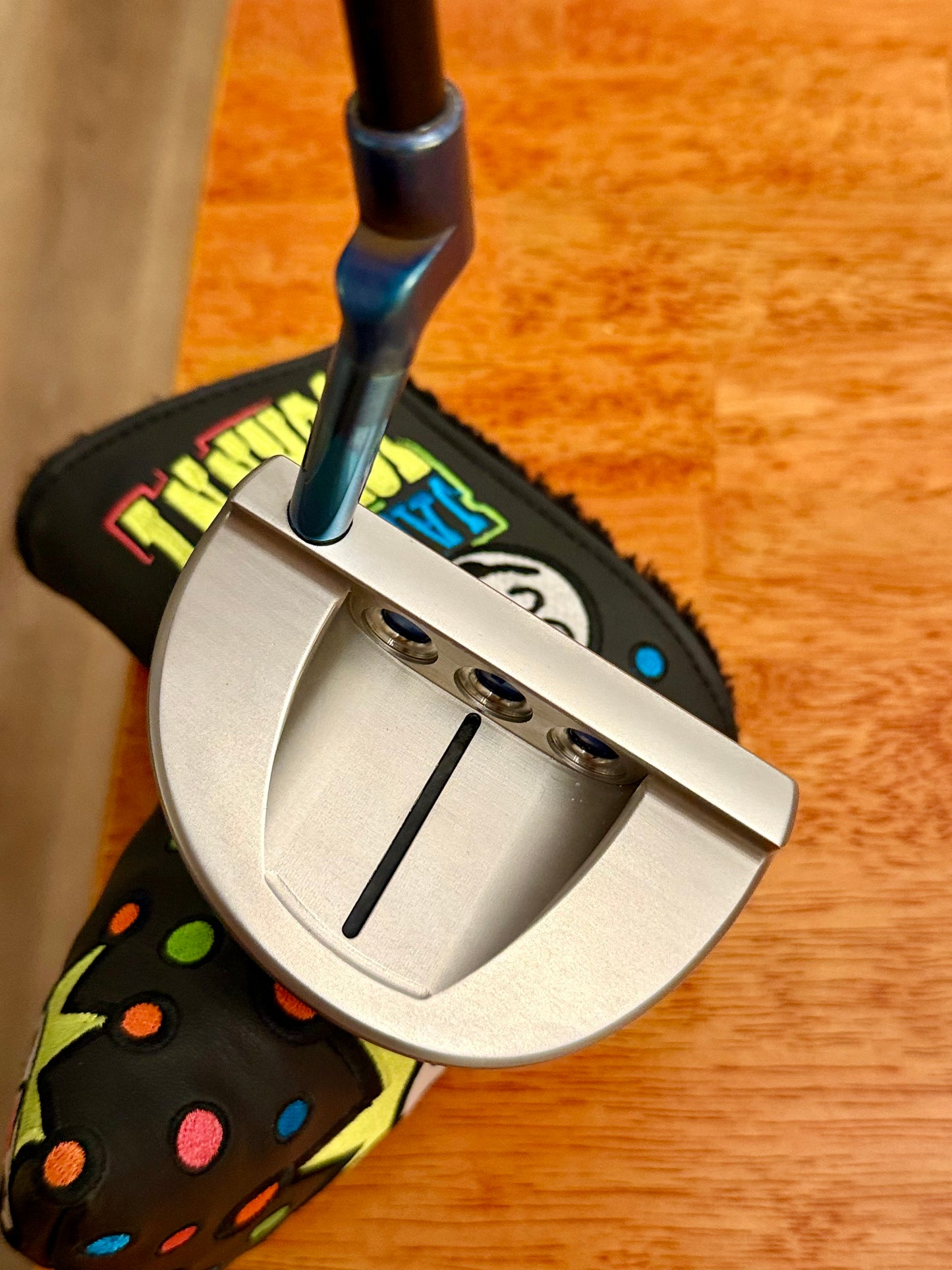 Blue PVD “knuckle-neck” GoLo n5 Limited Release - 34”