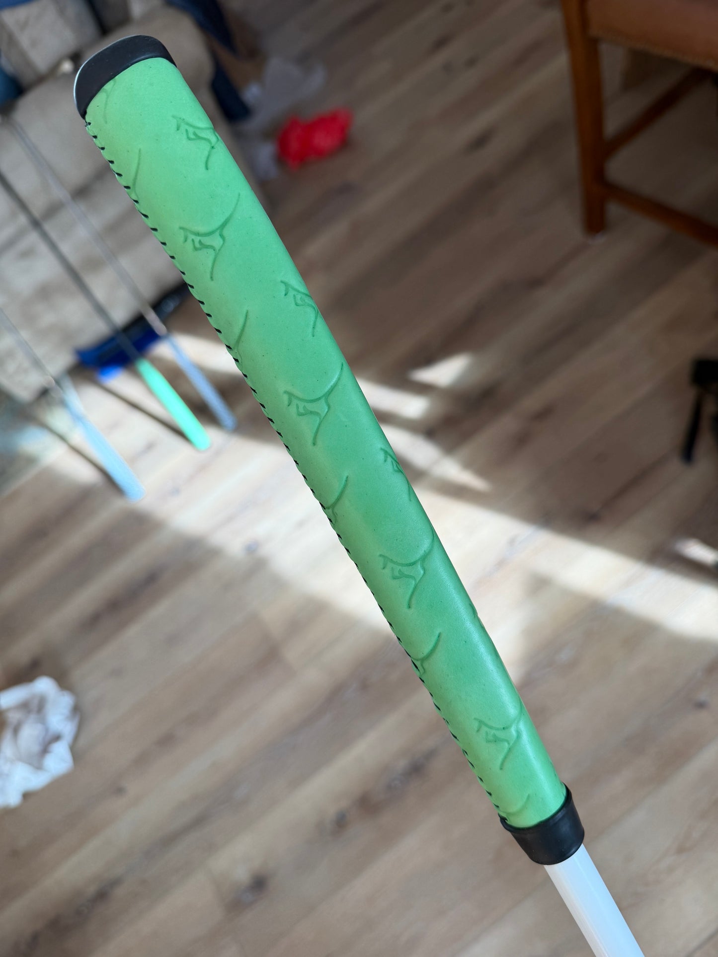 New torched phantom 9.5 - white shaft - fluorescent green - gripmaster 34.5”