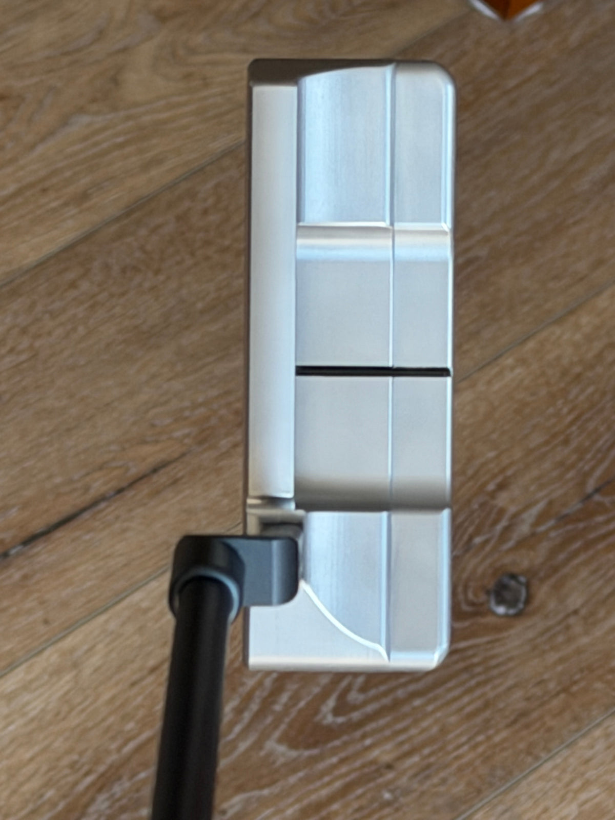 New two-tone Scotty Cameron Squareback 2 KBS GPS STEALTH satin/candy green 34.5”