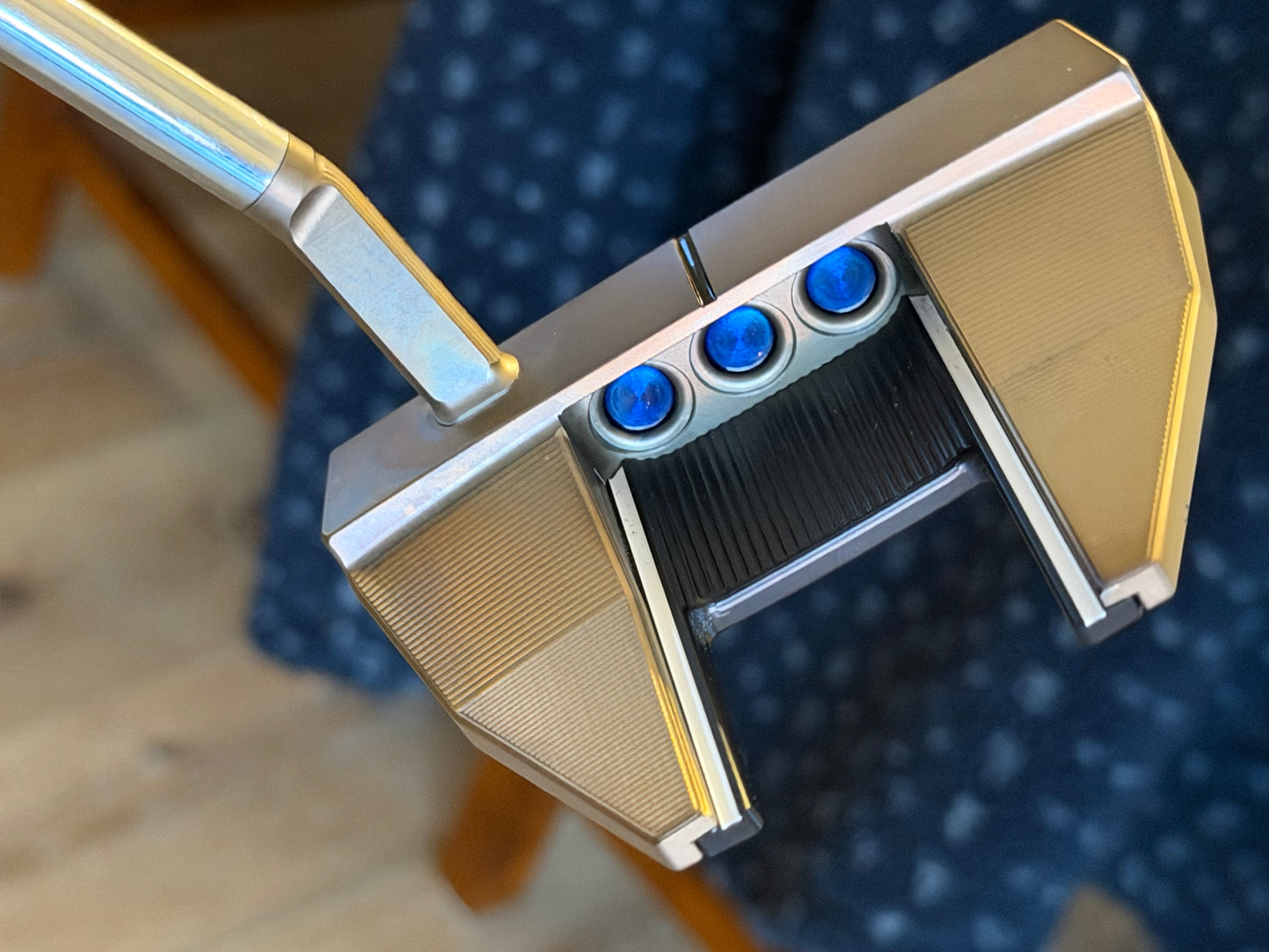 Candy blue!  Torched phantom x 7.5 (new) - stock shaft/grip at 34”.