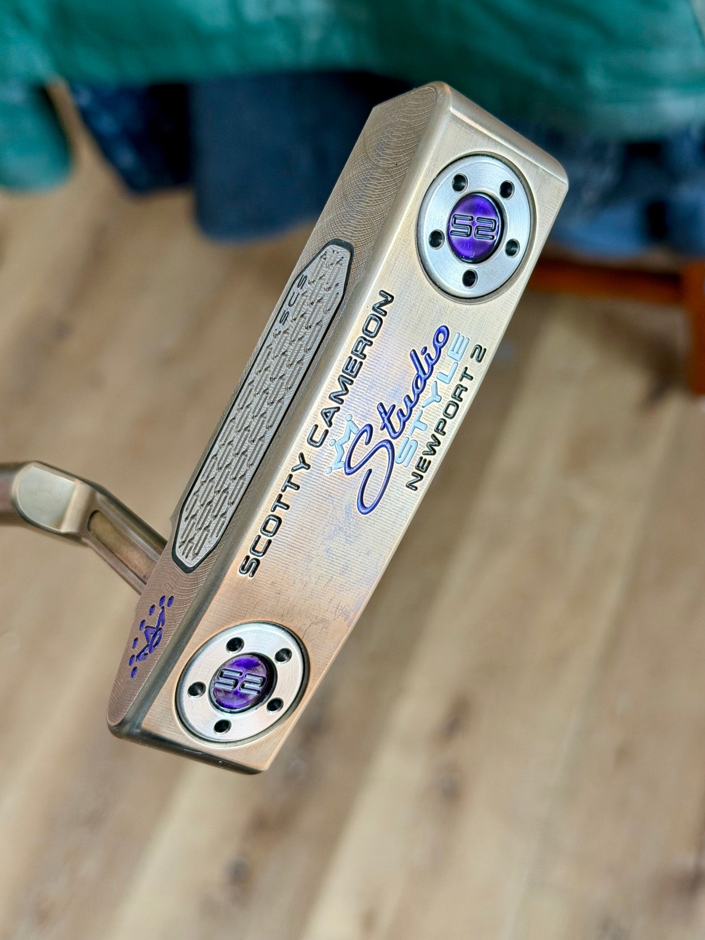 LEFTY - ‘25 studio style NP2 - Oil Can + Candy Violet + rainbow KBS 34.5”