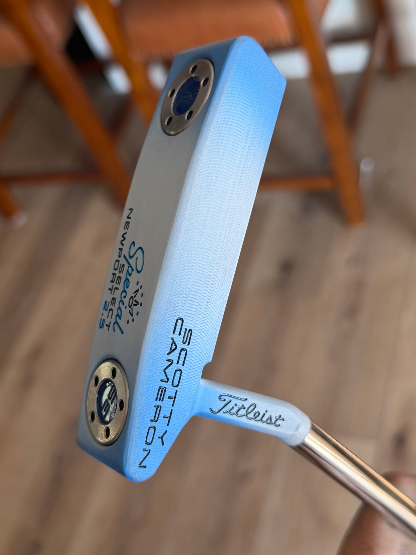 Custom Scotty Cameron Newport 2.5 + Patriot blue fade 34”
