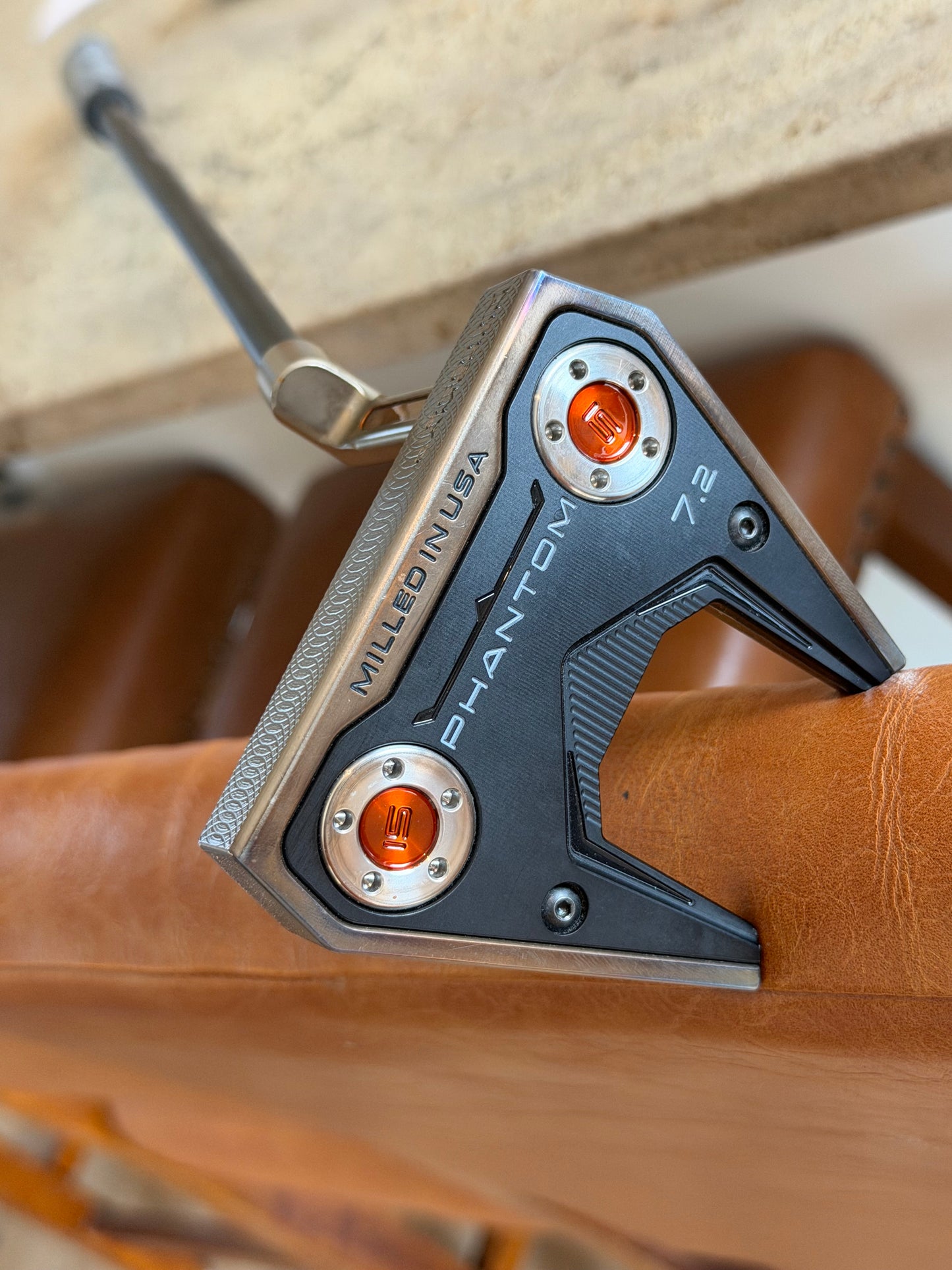 New Scotty Cameron phantom x7.2 oil can / KBS STEALTH /Psychedelic Orange 34”