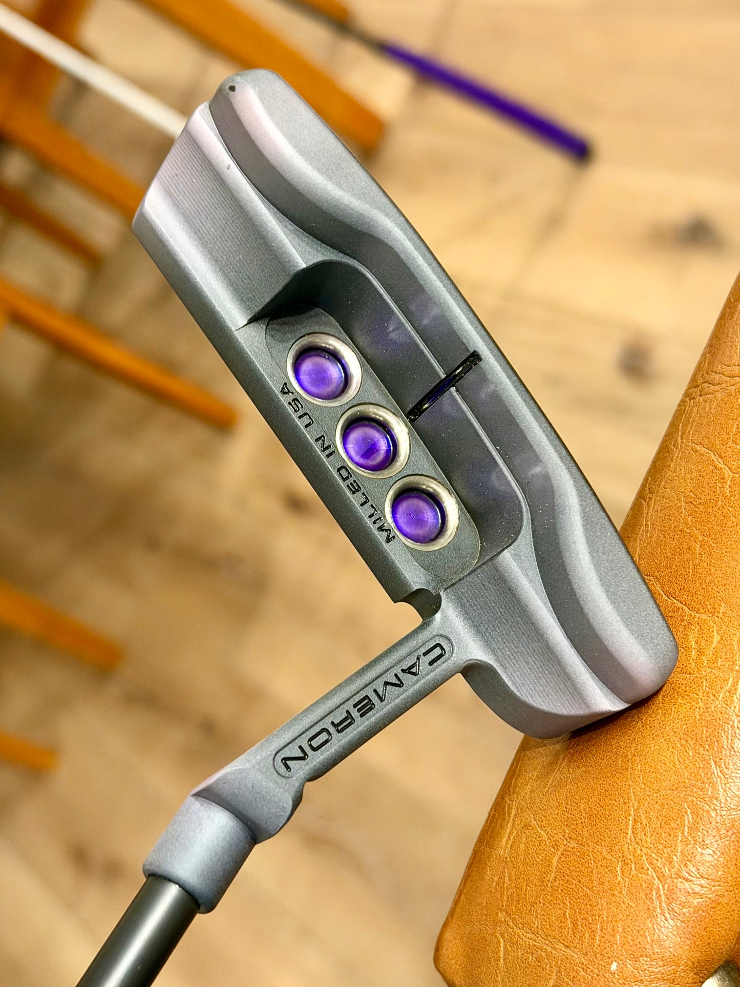 New - Pink fade / candy purple Newport Plus + leather 34”