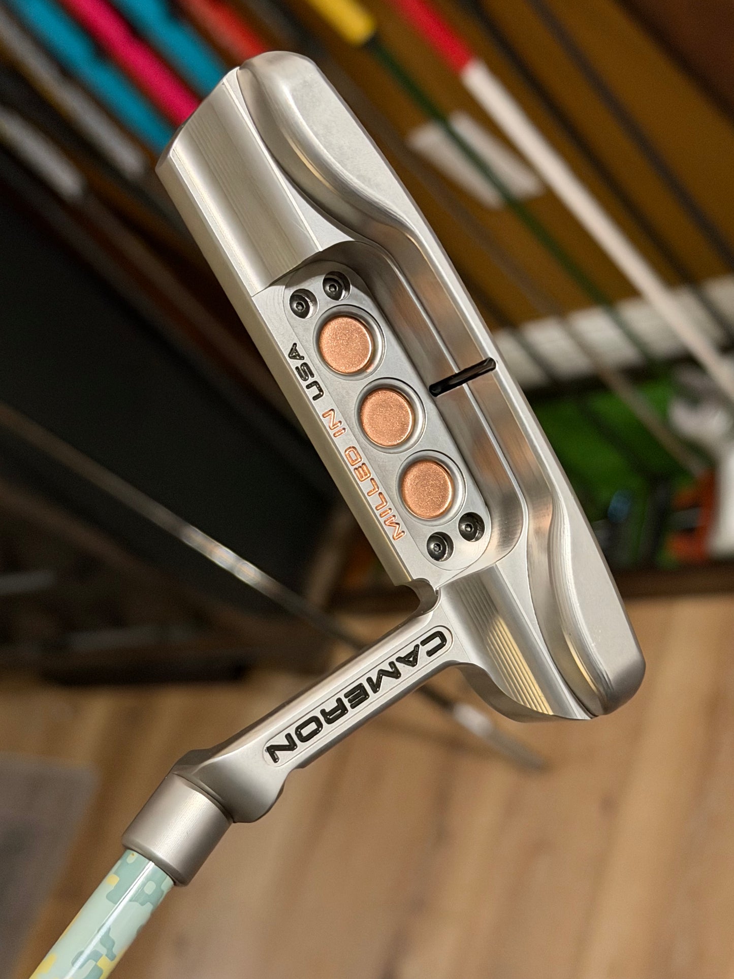 New studio style Newport - camo KBS - copper face insert / tour satin