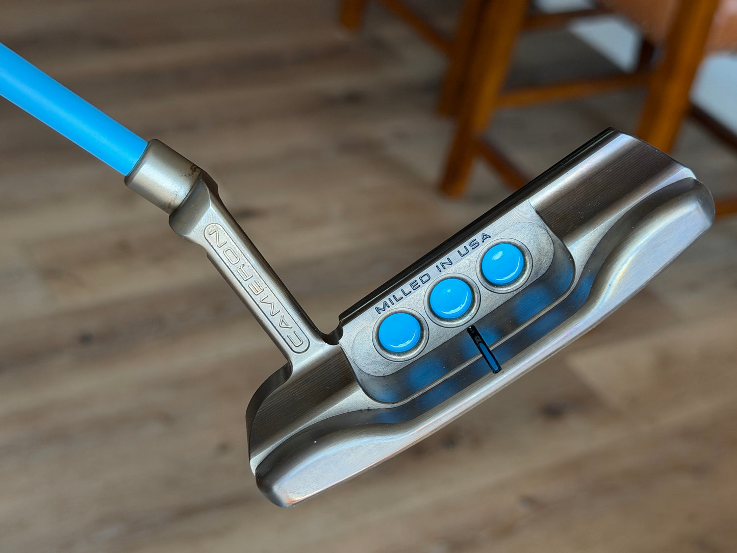 New Scotty Cameron Newport plus + oil can + UNC blue KBS GPS + leather 34”