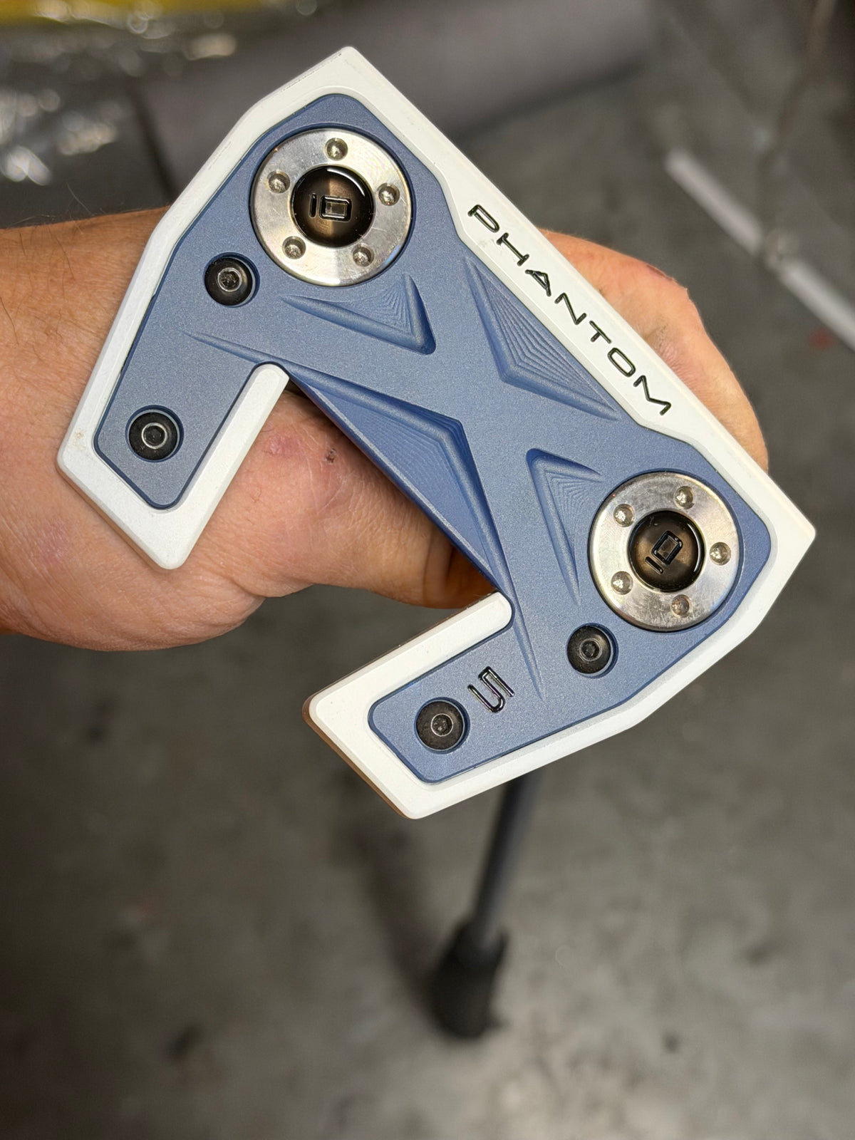 (New) Scotty Cameron phantom x5 navy / snow / smoke custom 35”