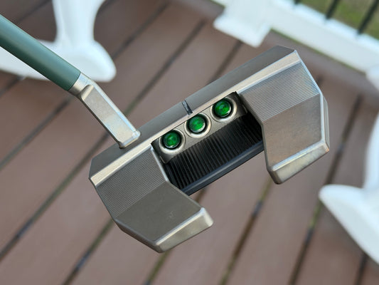 NEW Scotty Cameron phantom 5.5 Oil Can / candy green + kangaroo leather 34”