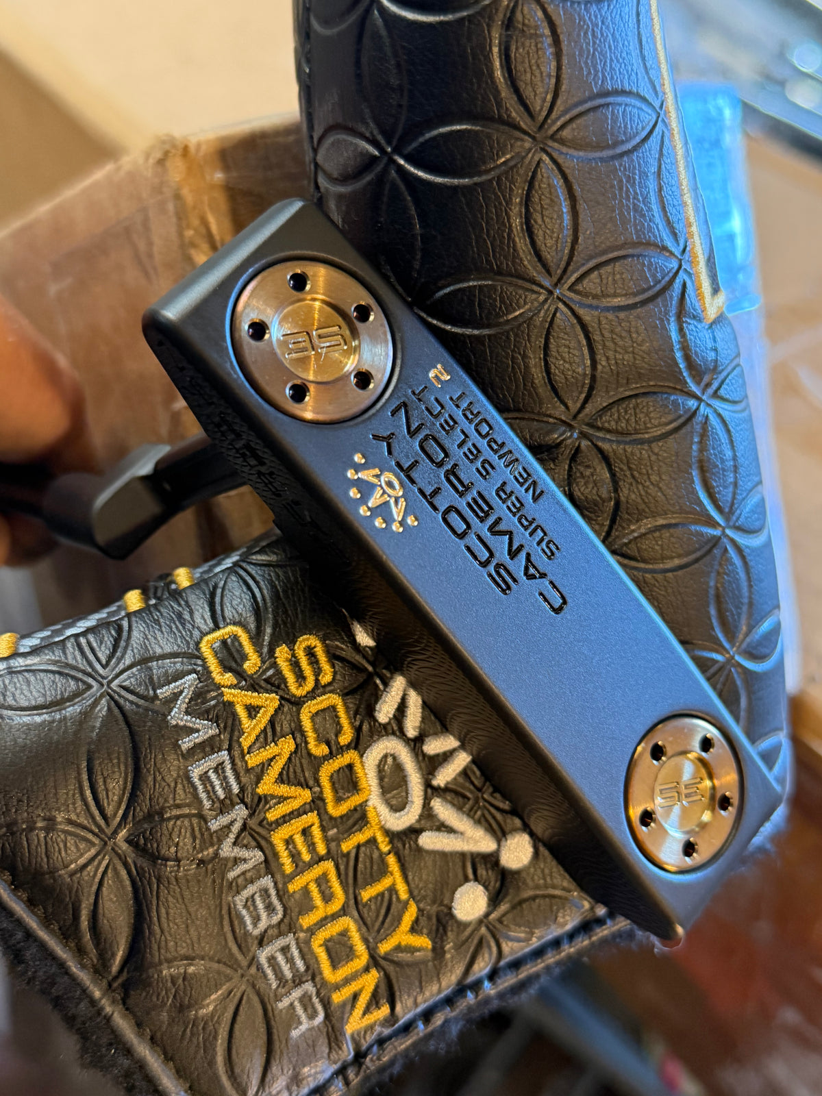 New Scotty Cameron Newport 2 1/50 KBS - black and torch 34”