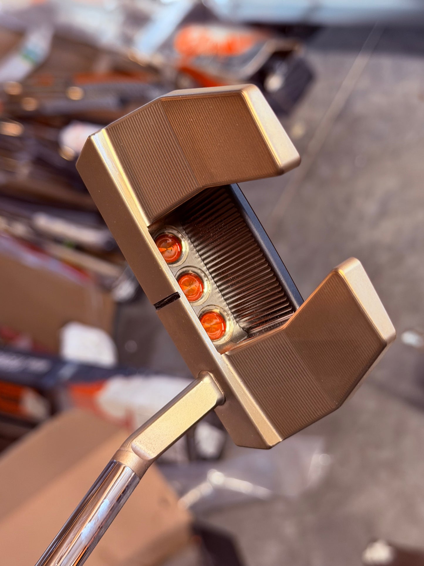 Candy Orange!  Phantom X 5.5 New with cover 34”