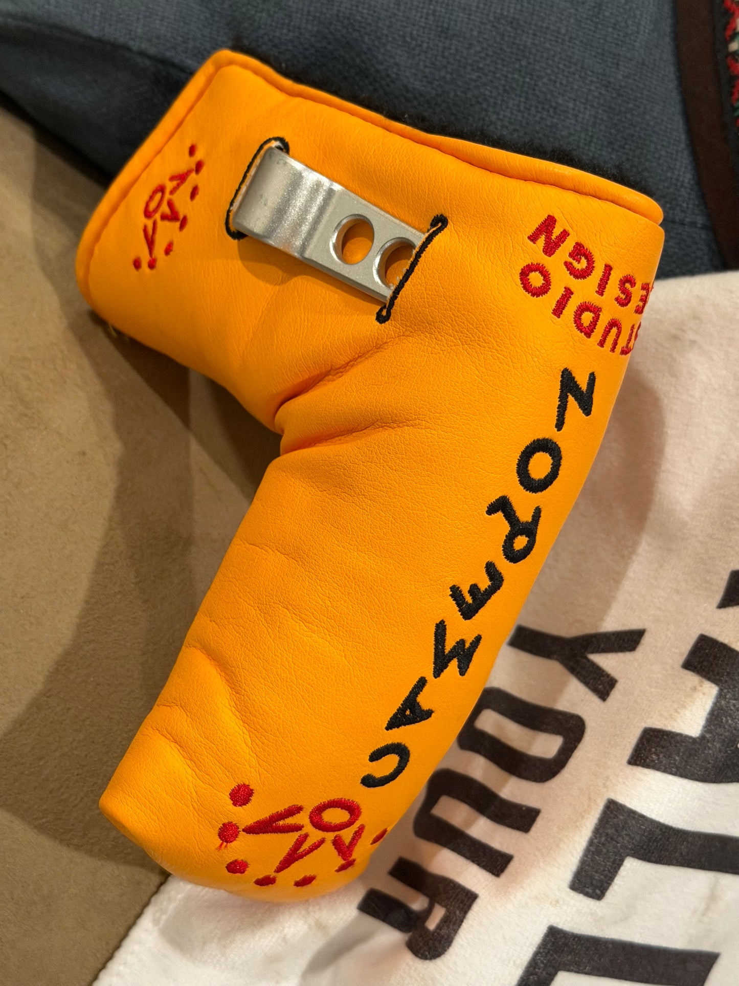 Original studio design #2 - black shaft / leather / NEW original head-cover at 34.5”