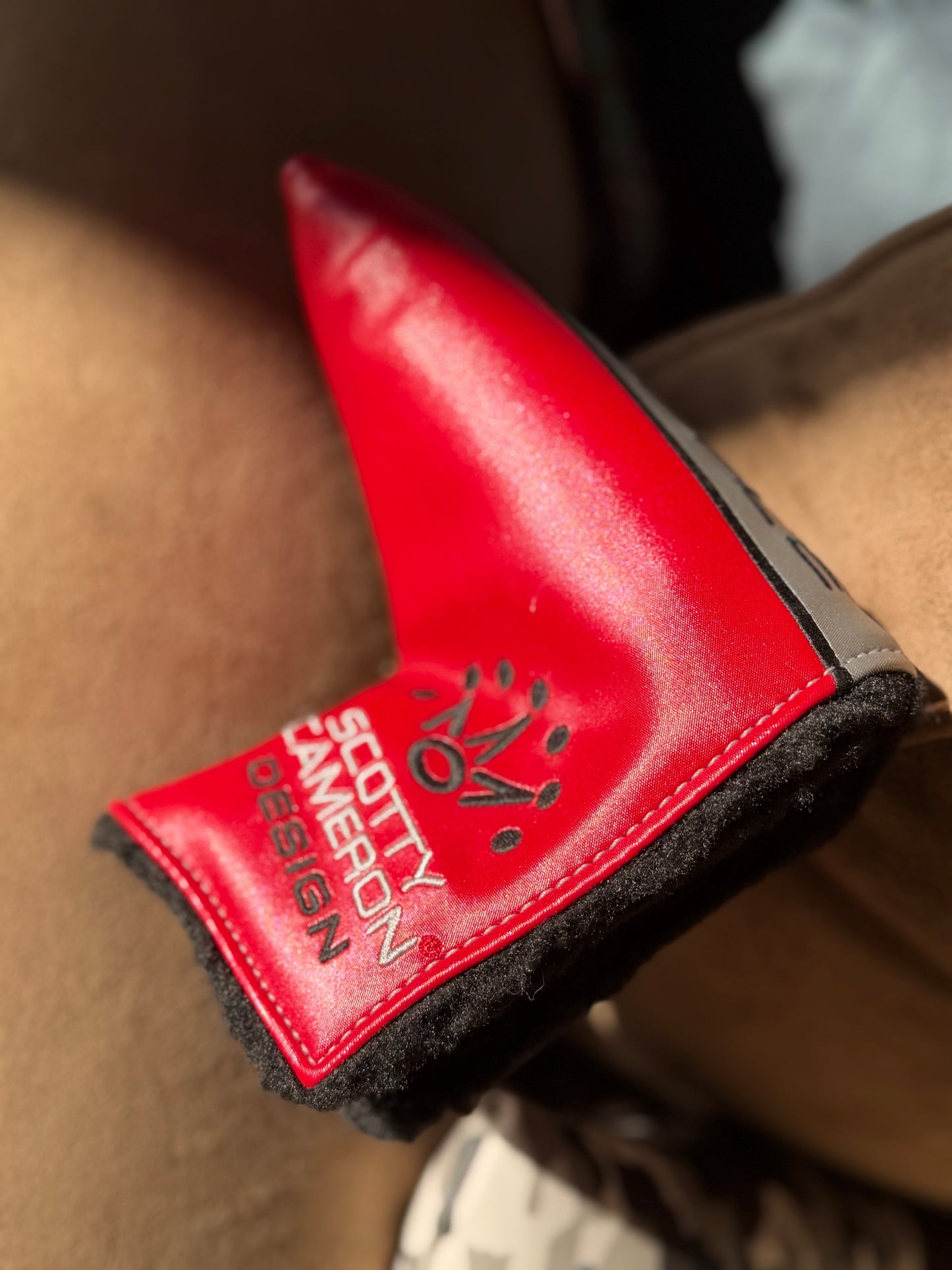 New studio style fastback 1.5 OIL CAN with COPPER milled insert + black shaft @ 34”