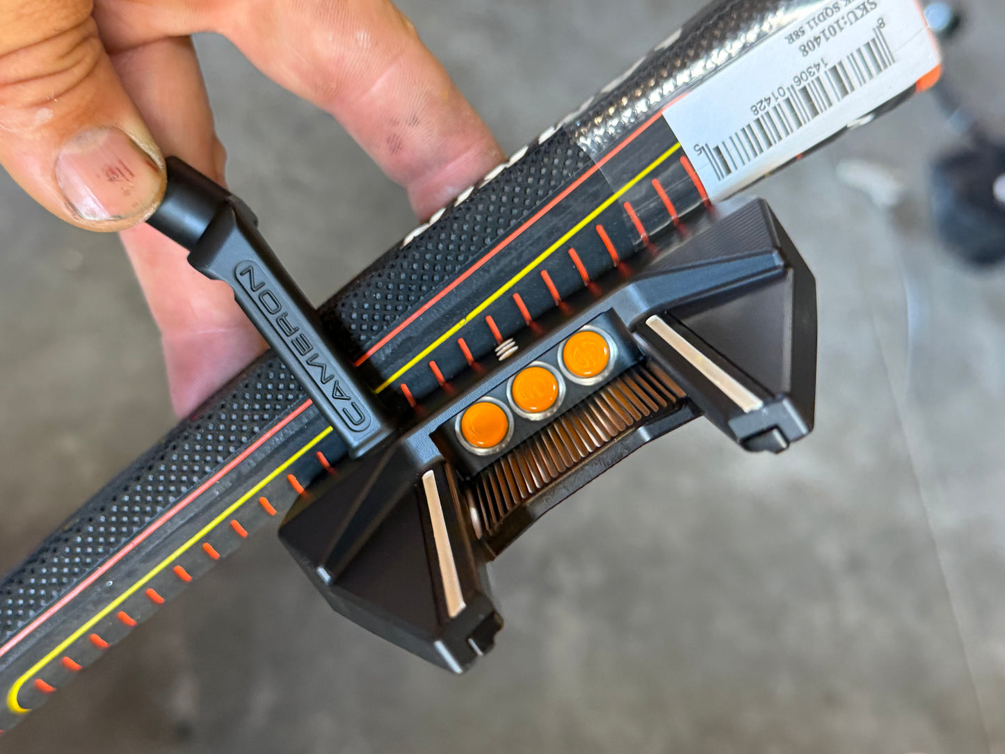 New Phantom 7.2 Scotty Cameron blackout/tangerine custom - grip choice 34.5”