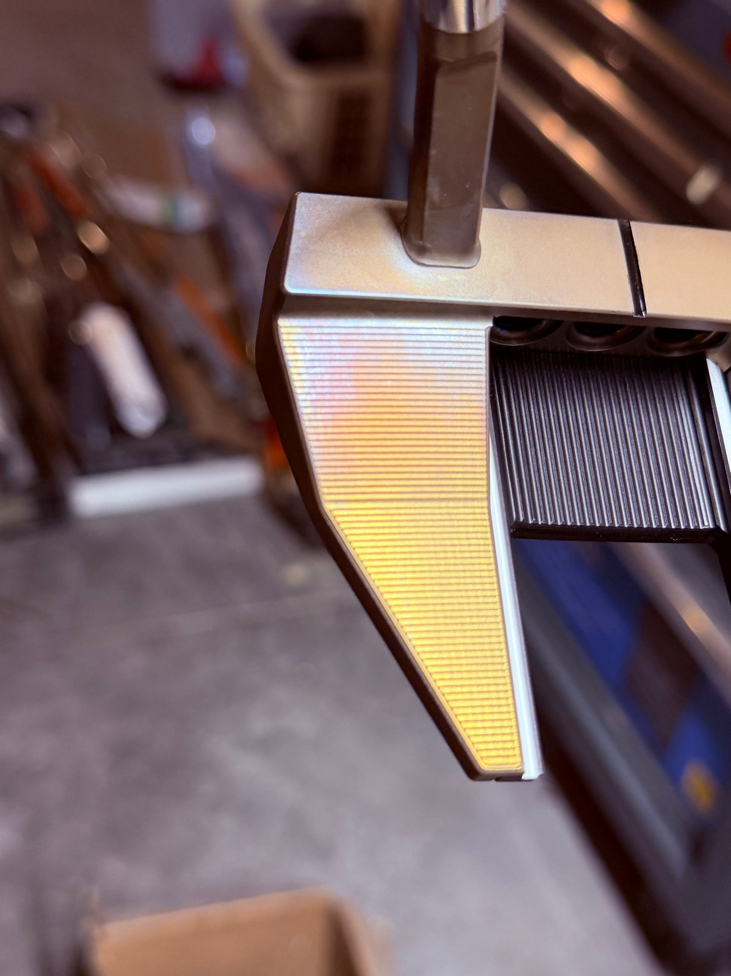 Candy blue!  Torched phantom x 7.5 (new) - stock shaft/grip at 34”.