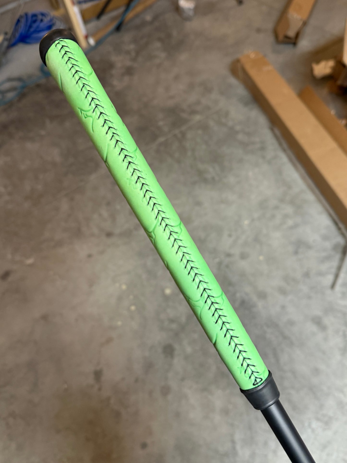 New phantom 5.5 candy green / gripmaster / black shaft 34”