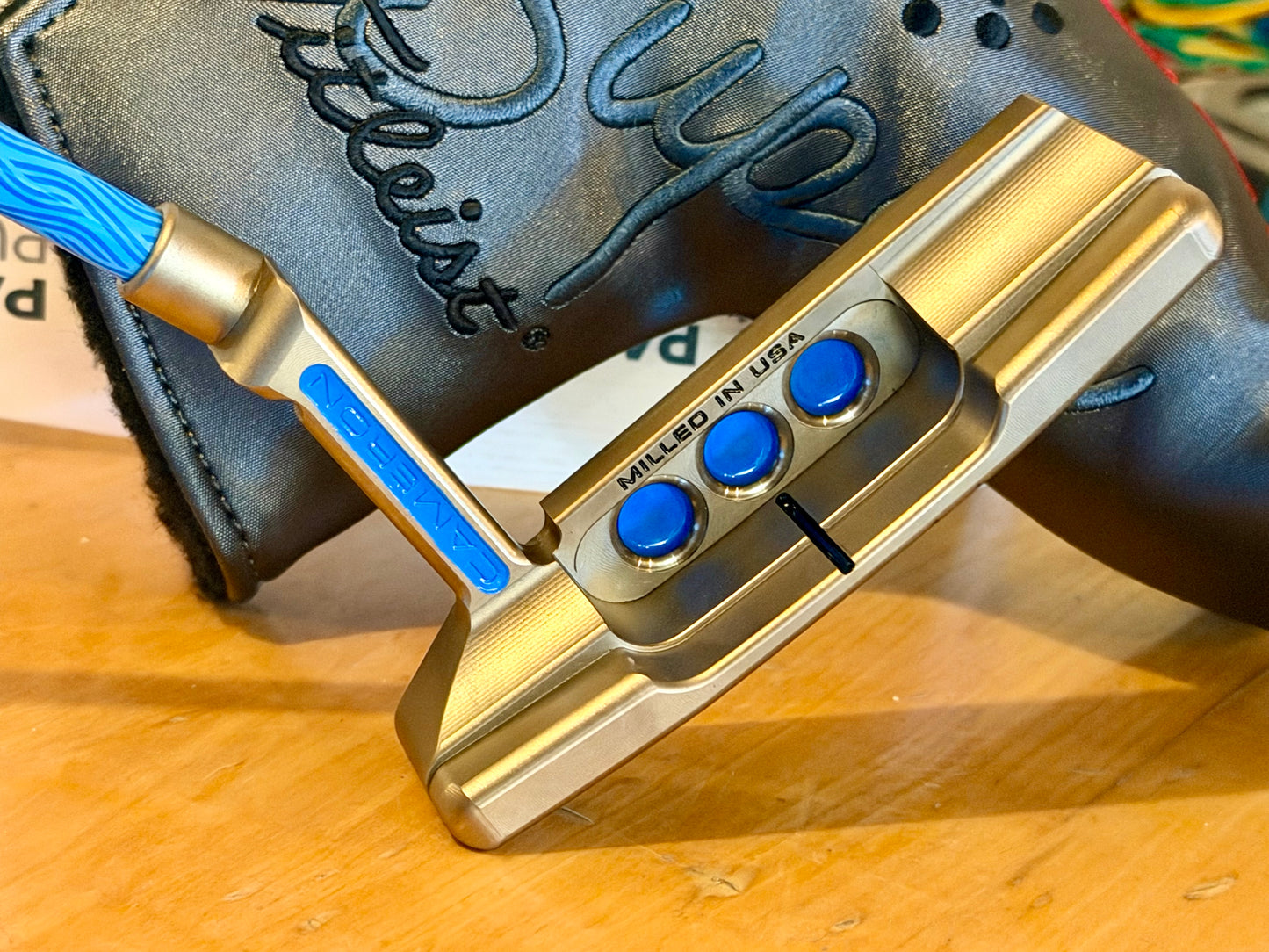New super select Newport 2 Oil Can / KBS Blue Wave / white leather 34.5”