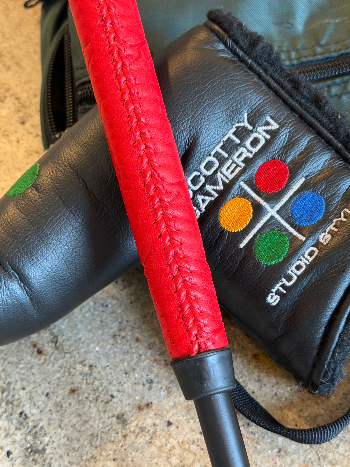 First in 500 Scotty Cameron Studio Style (2005) Newport 1.5 - full custom leather / HC