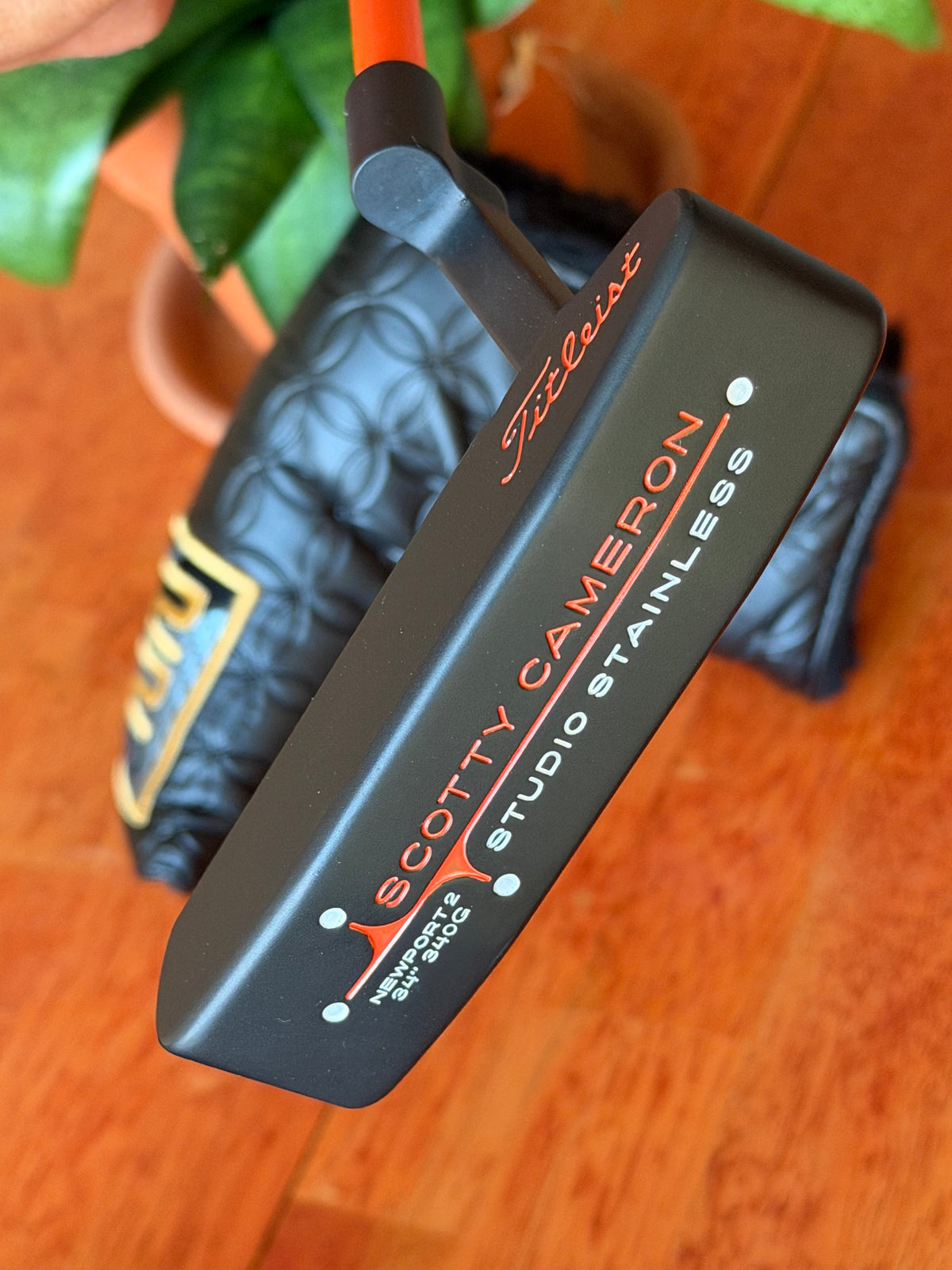 Japan Only Scotty Cameron Newport 2 34/340g studio stainless custom orange 34.5”