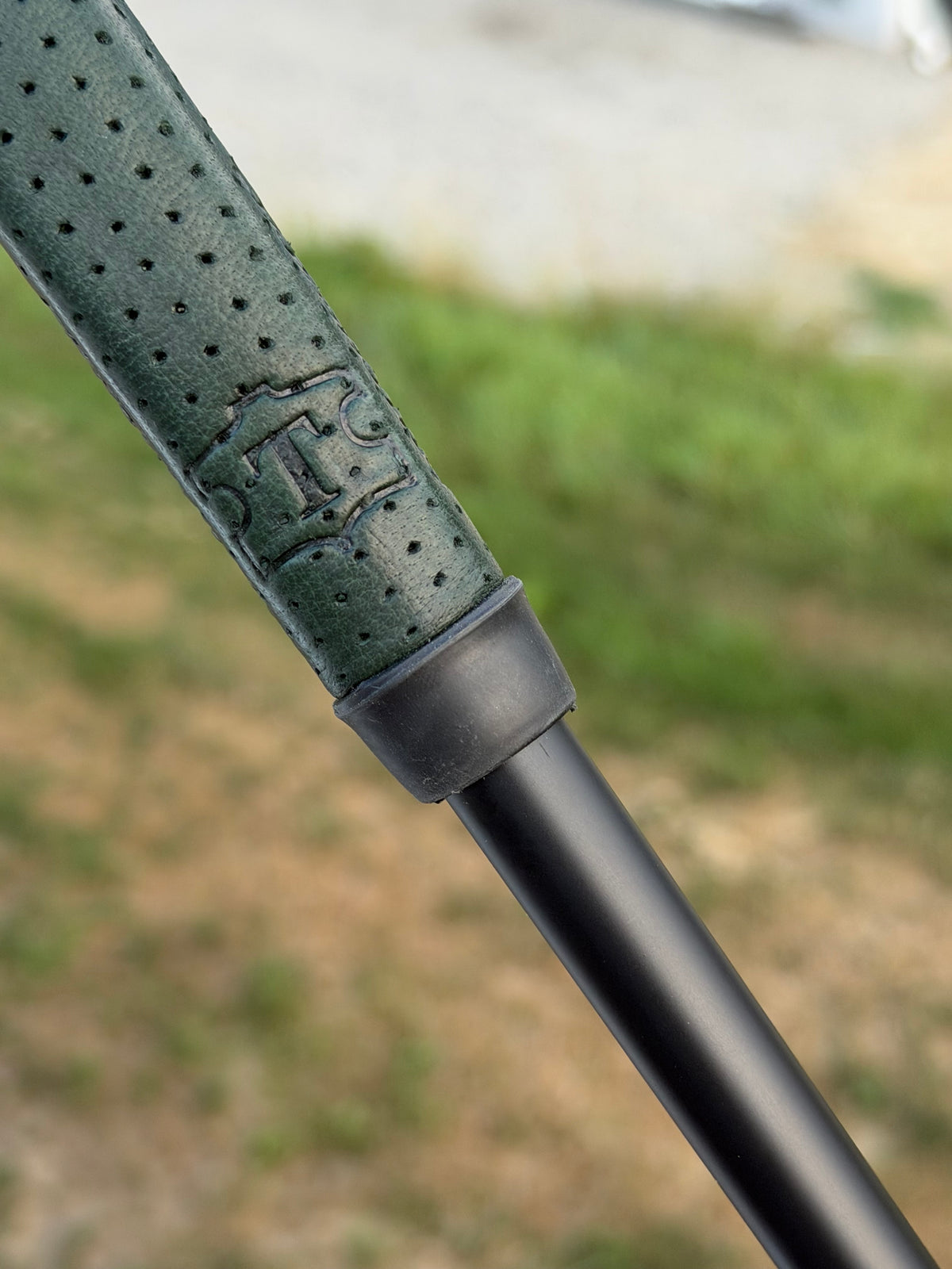 New two-tone Scotty Cameron Squareback 2 KBS GPS STEALTH satin/candy green 34.5”