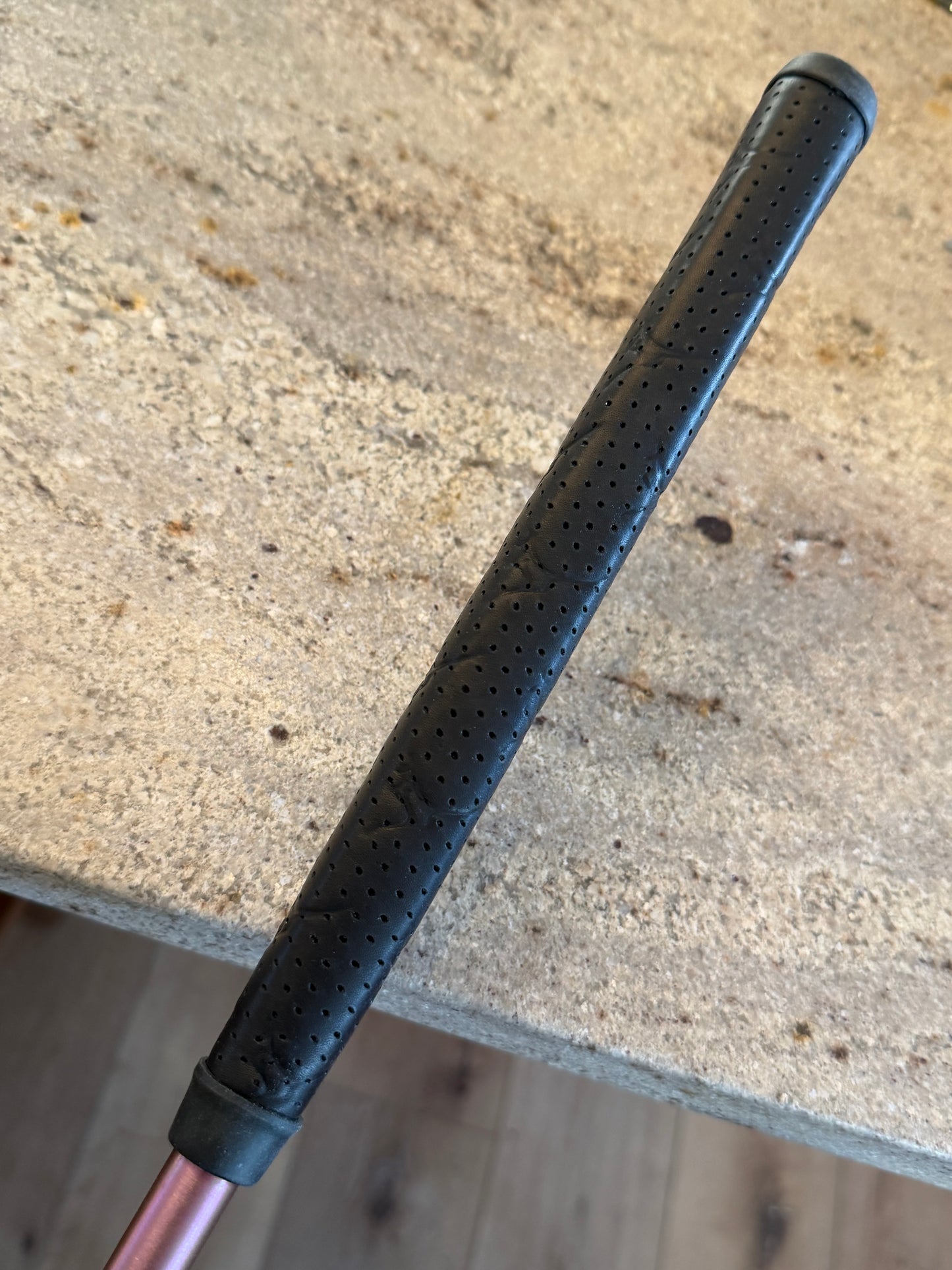 Black, gold, candy purple phantom 5S / brushed rainbow kbs / kangaroo leather 34”