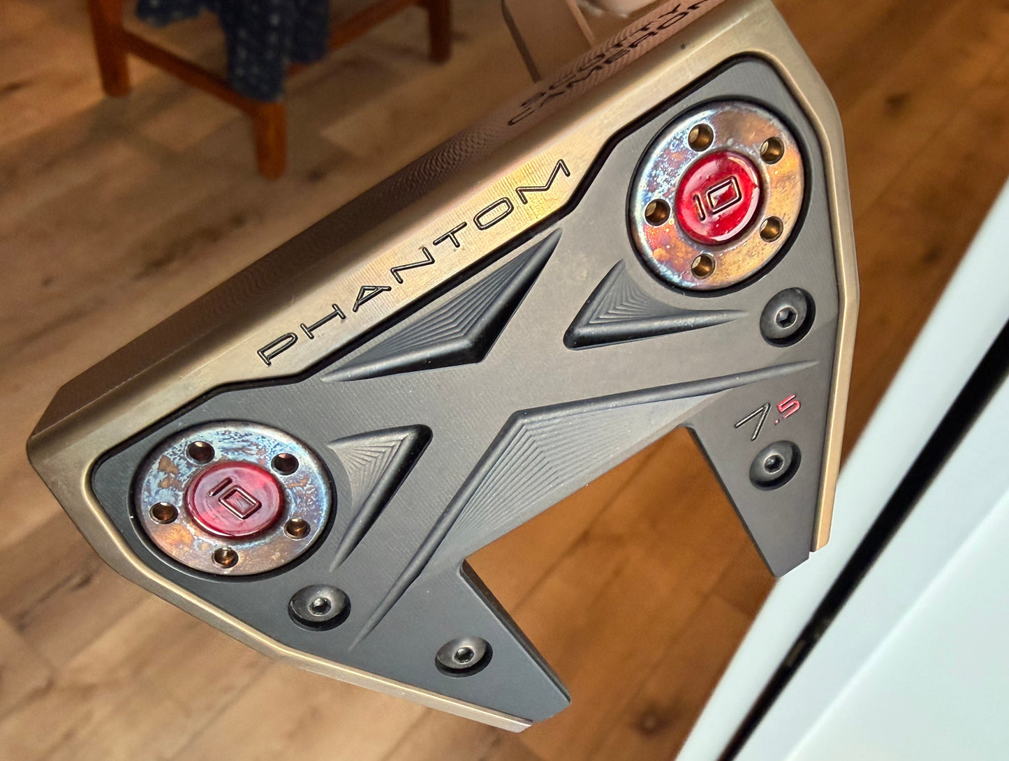 Torched twice - phantom x7.5 - totally repainted / candy red + black shaft 35”