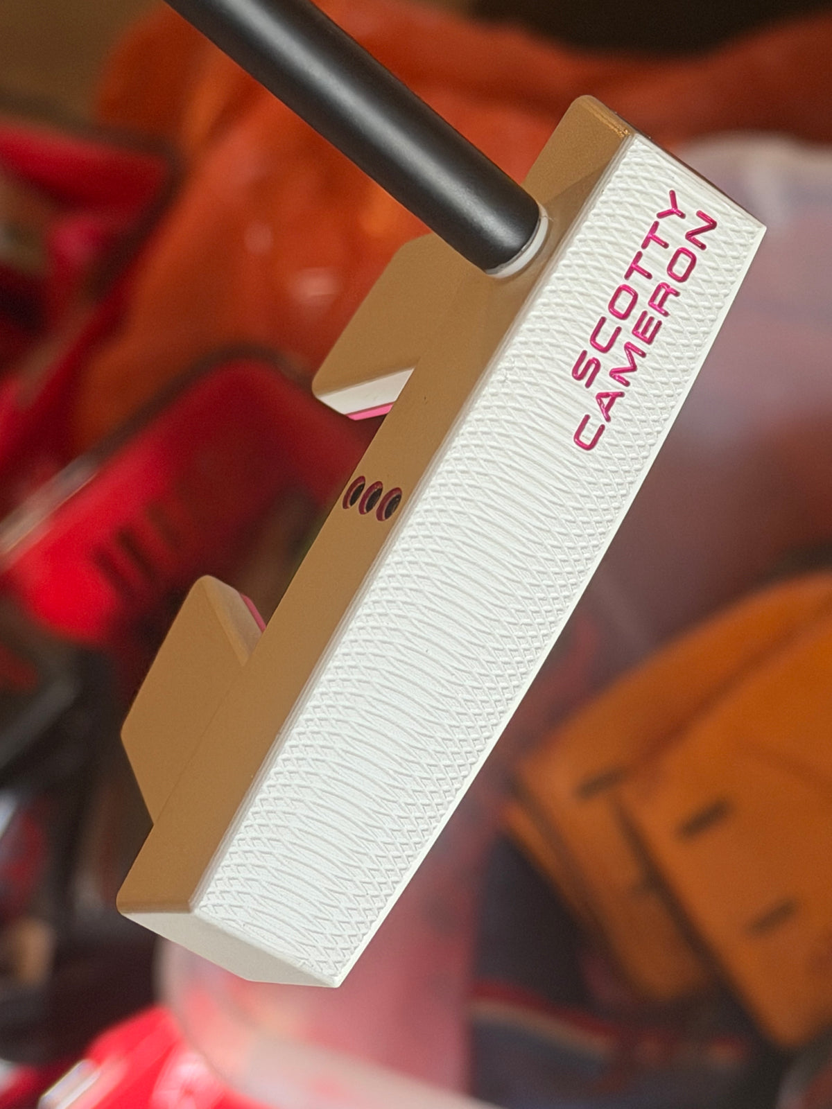 Scotty Cameron White / Candy Pink Phantom x5 x 5 psychedelic matador 35”