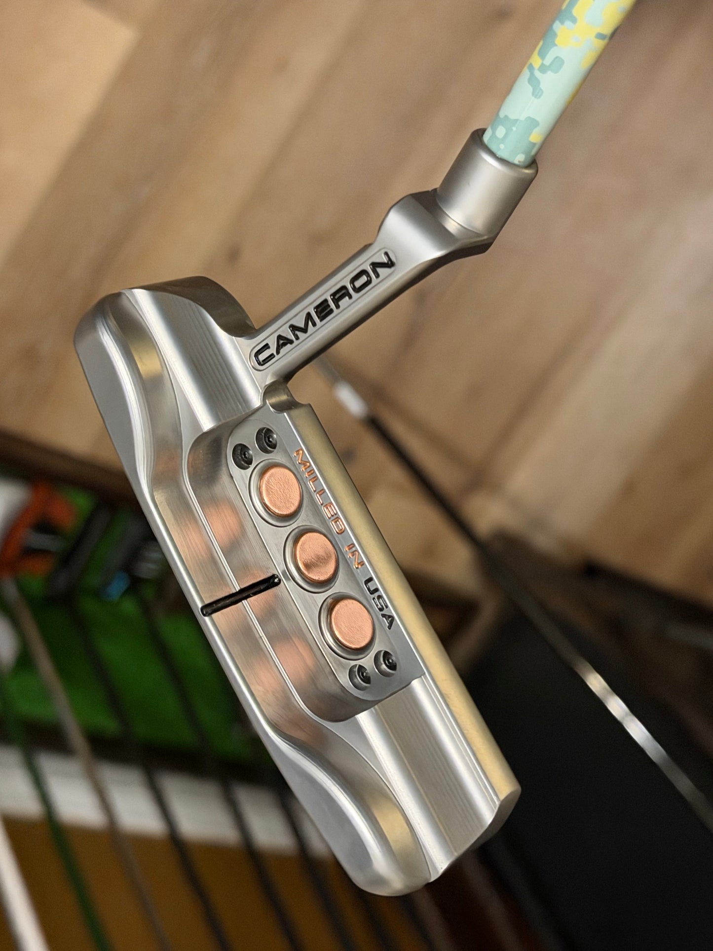 New studio style Newport - camo KBS - copper face insert / tour satin
