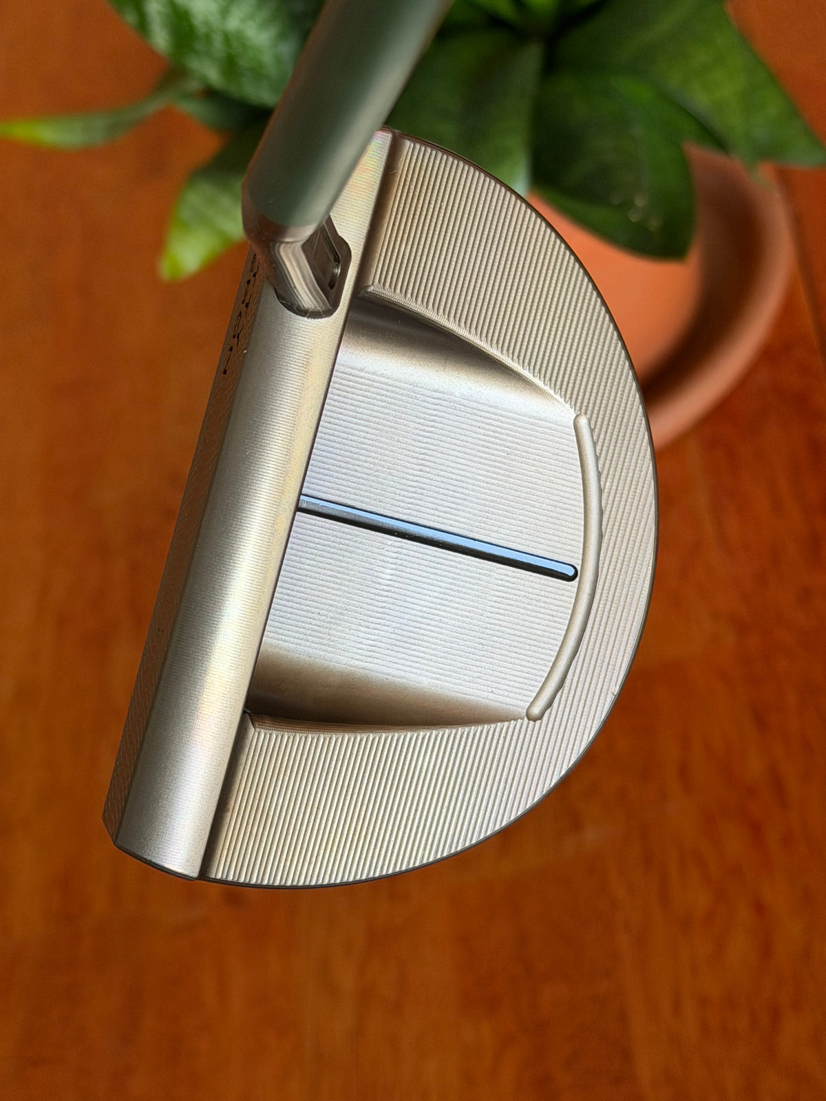 Gorgeous LEFTY Scotty Cameron GoLo 6.5 oil can Candy green + leather 34”
