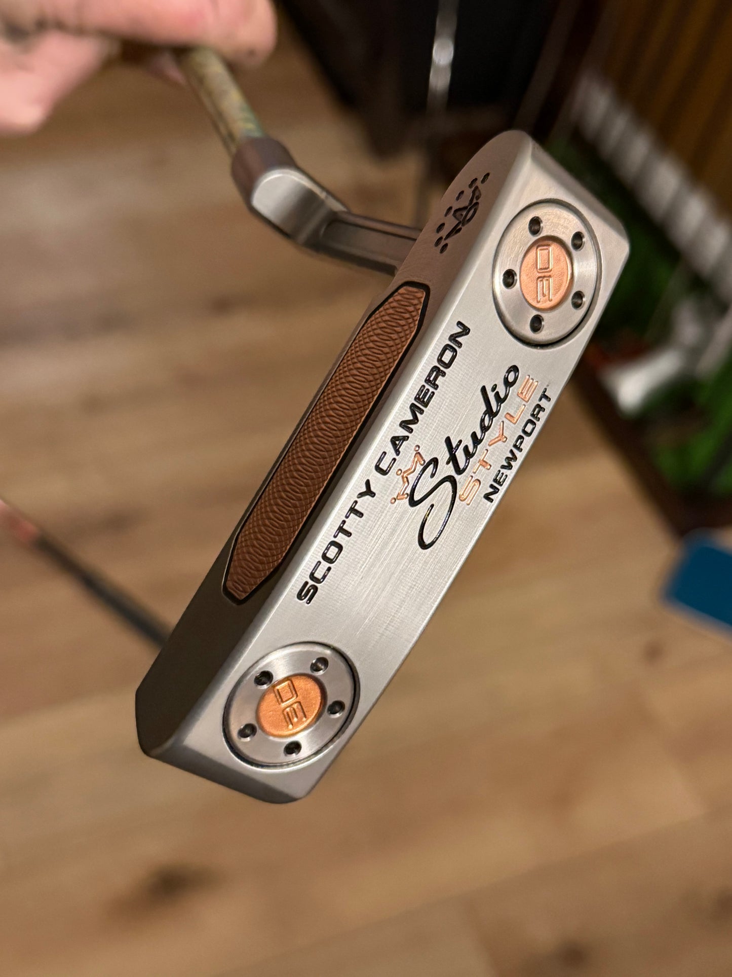 New studio style Newport - camo KBS - copper face insert / tour satin