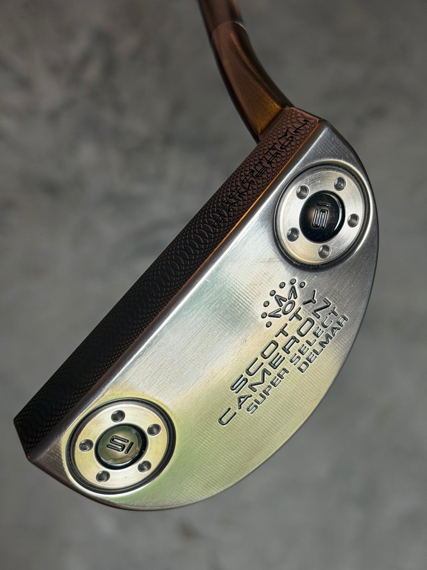 Scotty Cameron Del Mar 34” - murdered out - patina / smoke custom