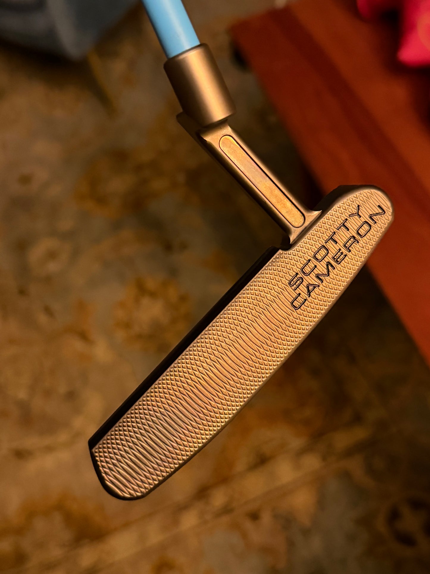 Newport Plus Oil Can / KBS / leather UNC Blue 34.5”