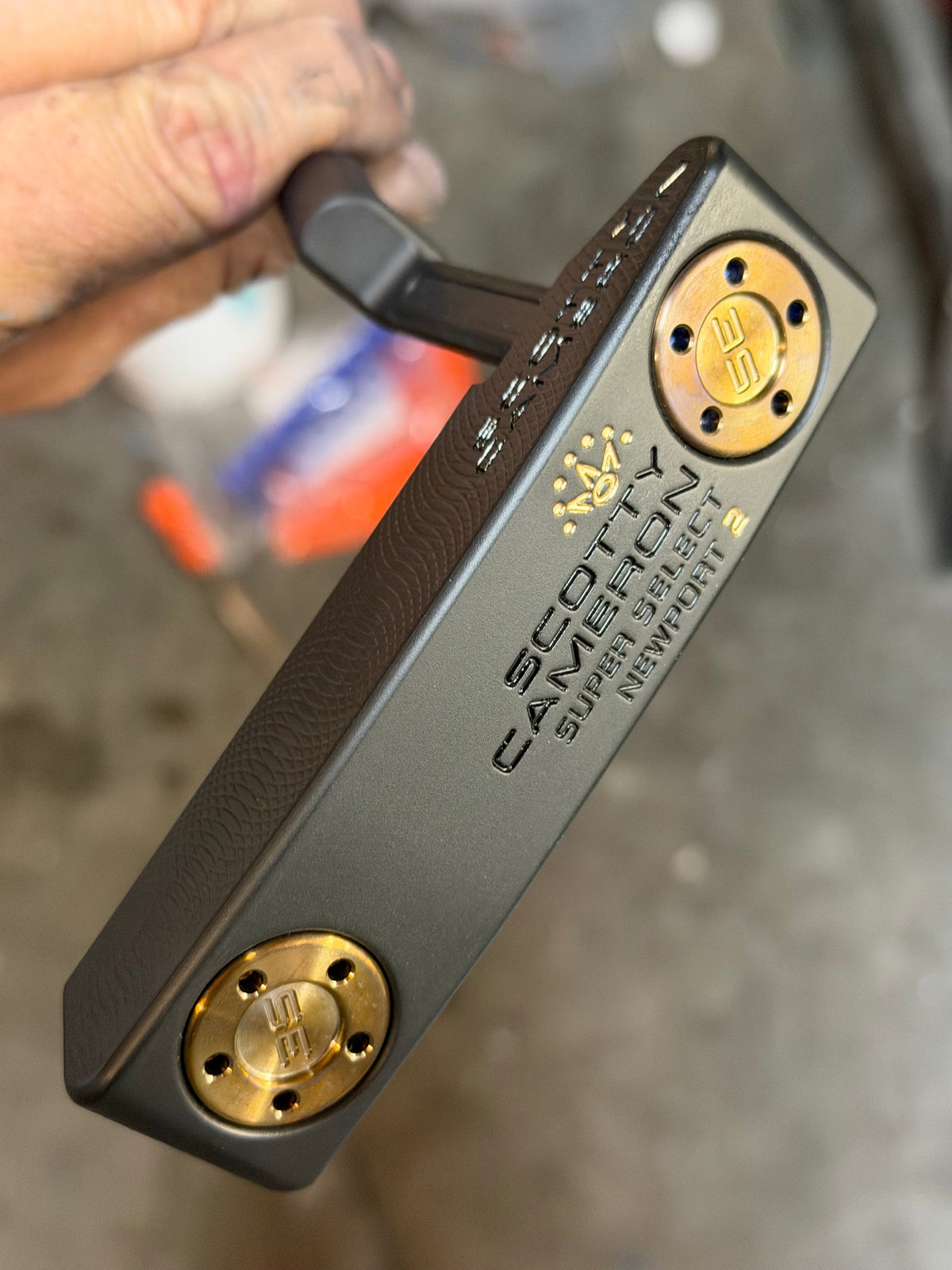 New Scotty Cameron Newport 2 1/50 KBS - black and torch 34”