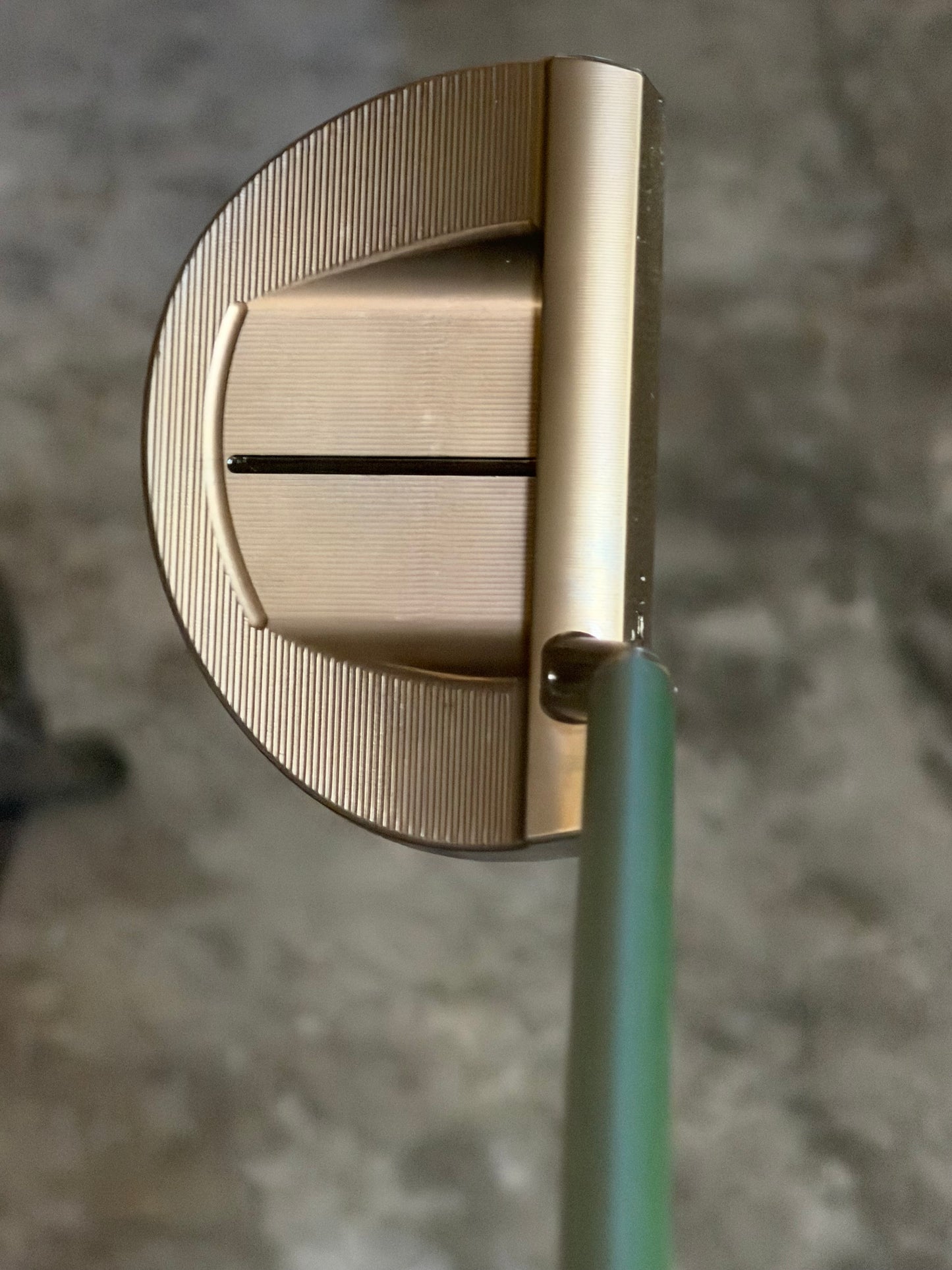 Gorgeous LEFTY Scotty Cameron GoLo 6.5 oil can Candy green + leather 34”